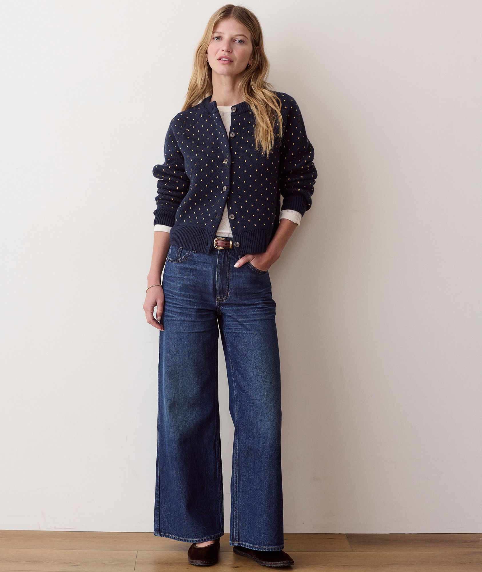 Marine Layer Women's Iris Crewneck Cardigan product image