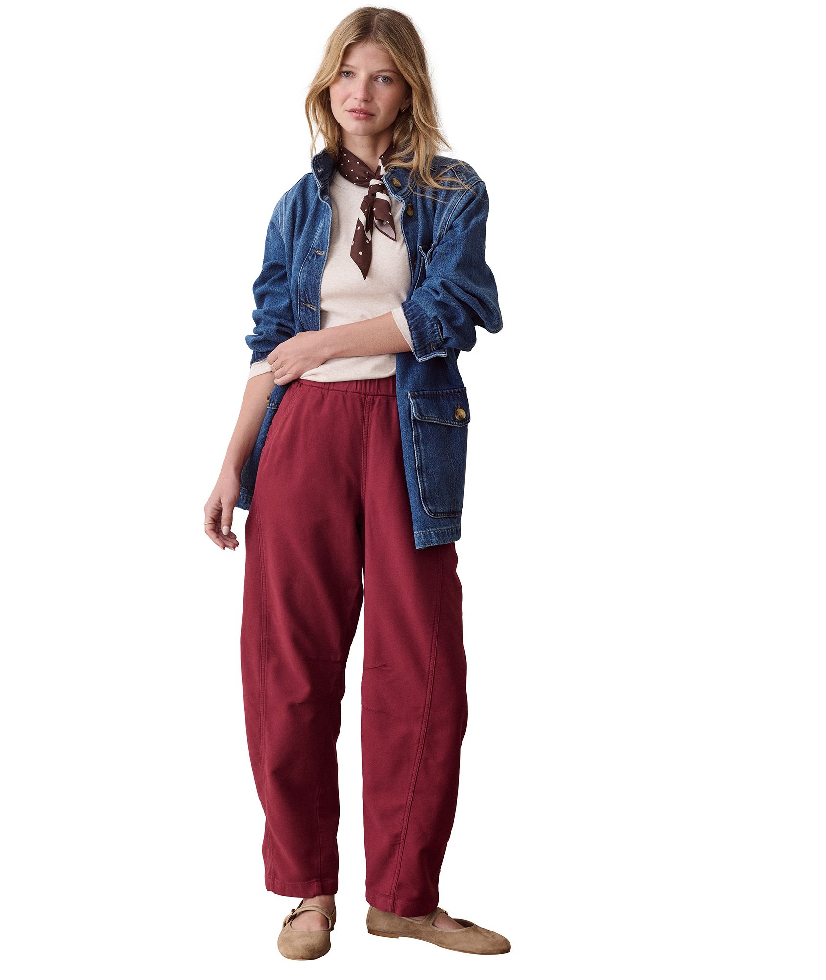 Marine Layer Women's Pull-On Barrel Pant product image