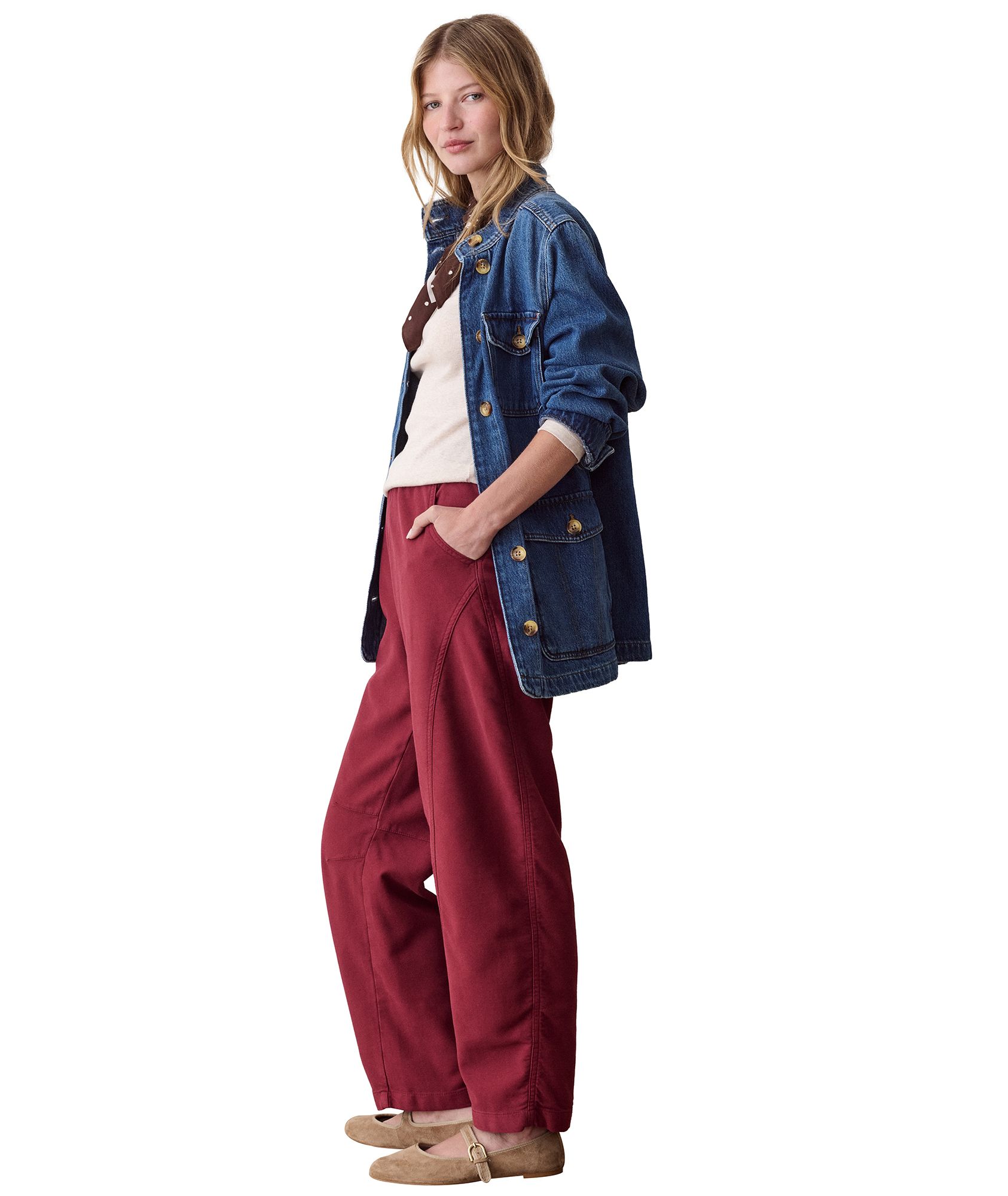 Marine Layer Women's Pull-On Barrel Pant product image