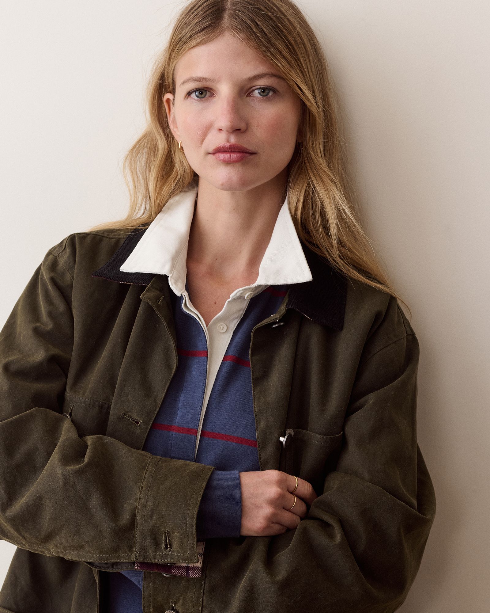 Marine Layer Women's Dream Jersey Rugby Mini Dress product image