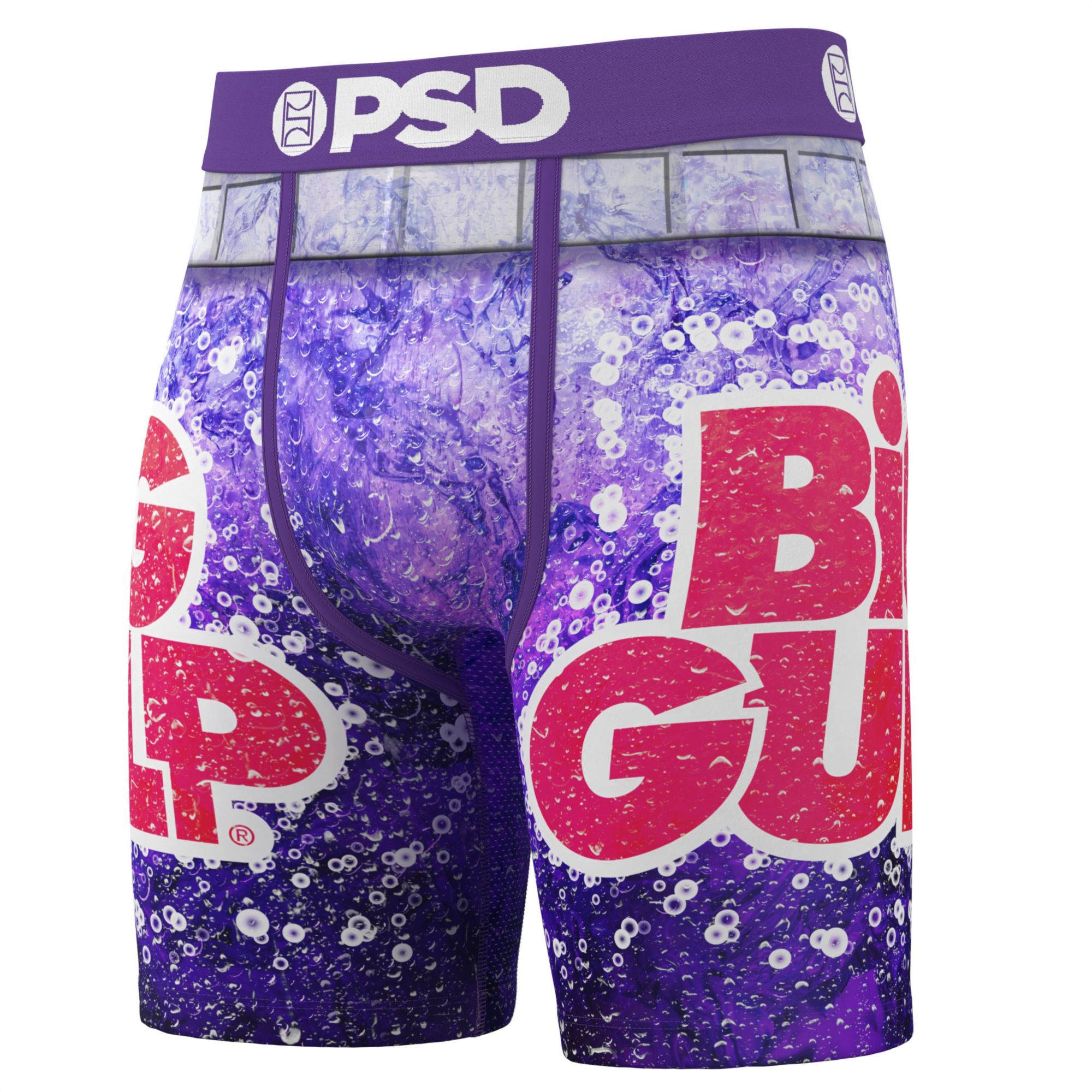 PSD Underwear Men's Big Gulp Grape Boxer Briefs product image