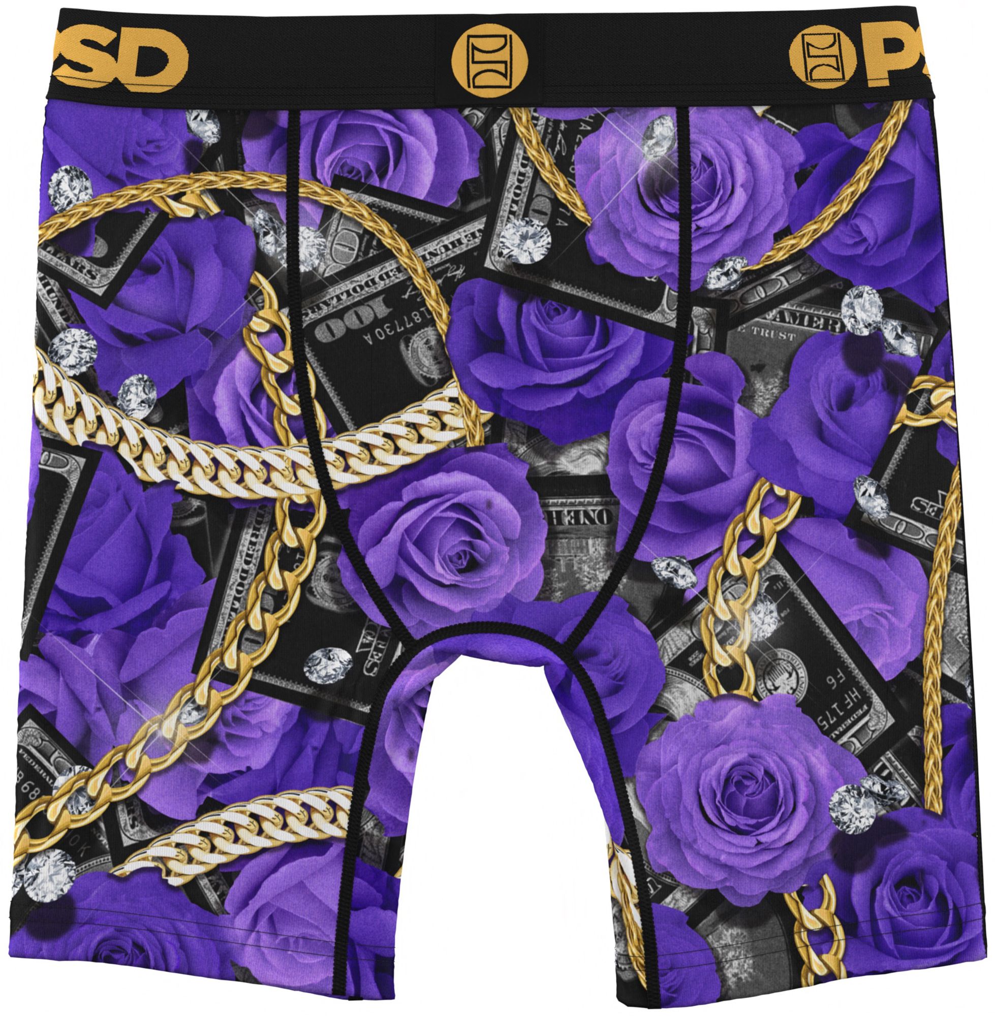 PSD Underwear Boys' Purple Rain Boxer Briefs - 3 Pack product image