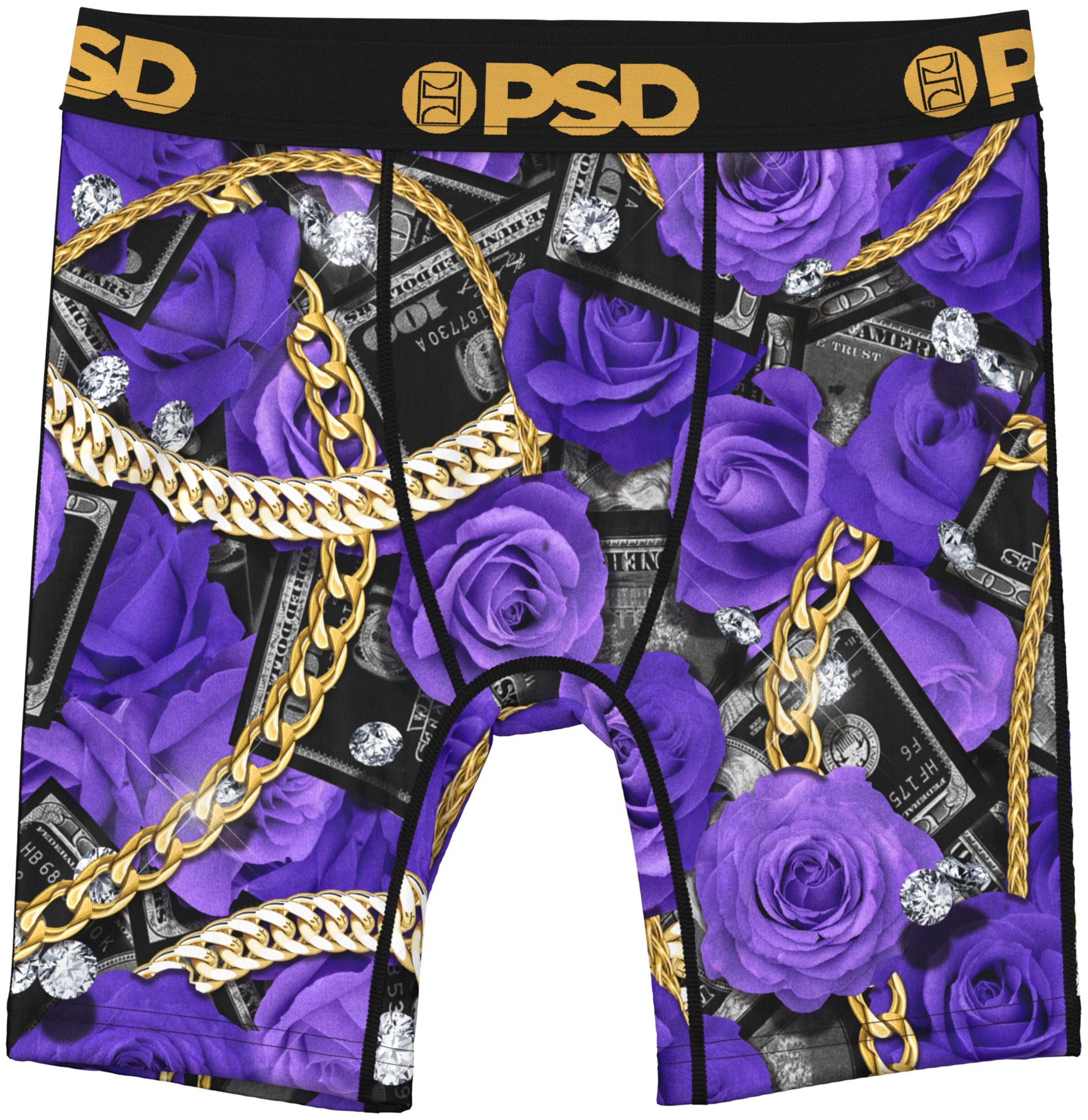 PSD Underwear Boys' Purple Rain Boxer Briefs - 3 Pack product image