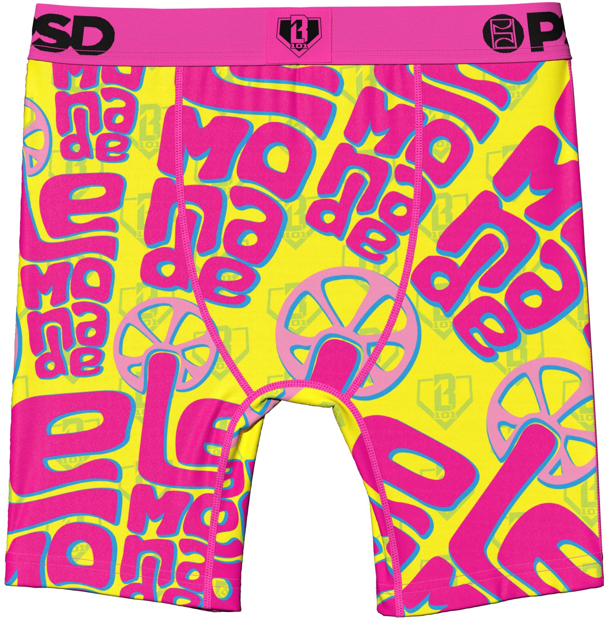 PSD Underwear x Baseball Lifestyle 101 Boys' Lemon Groove Boxer Briefs product image