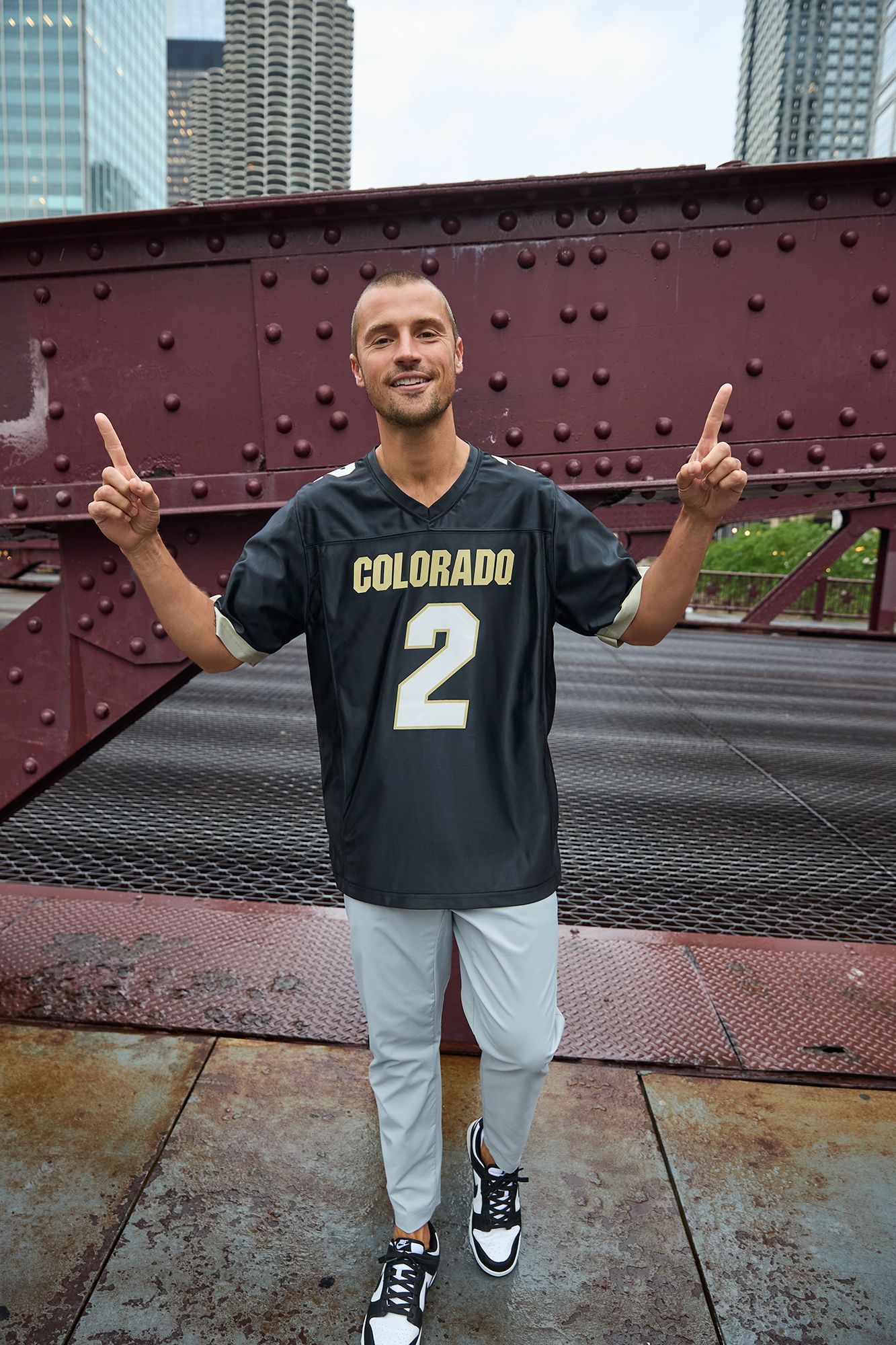Retro Brand Men's Colorado Buffaloes Shedeur Sanders #2 Black Replica Football Jersey product image