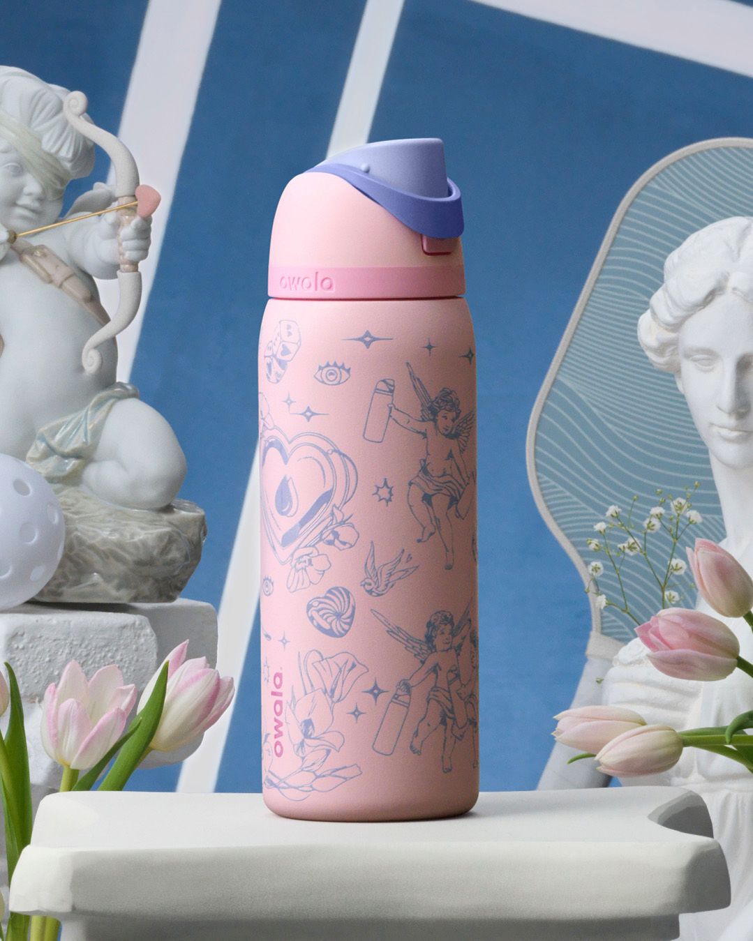 Owala 32 oz. FreeSip Stainless Steel Water Bottle - Shot to the Heart product image