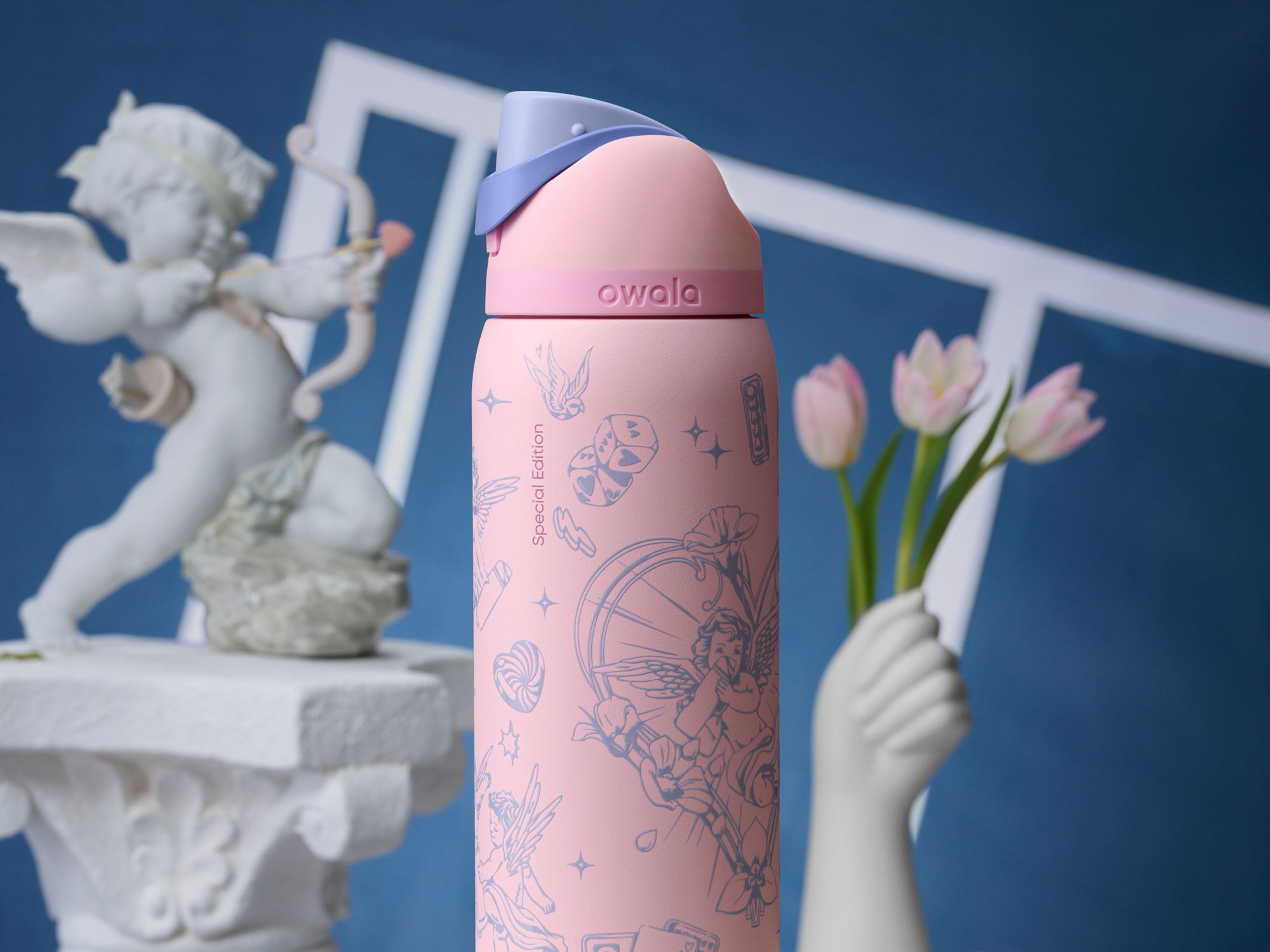 Owala 32 oz. FreeSip Stainless Steel Water Bottle - Shot to the Heart product image