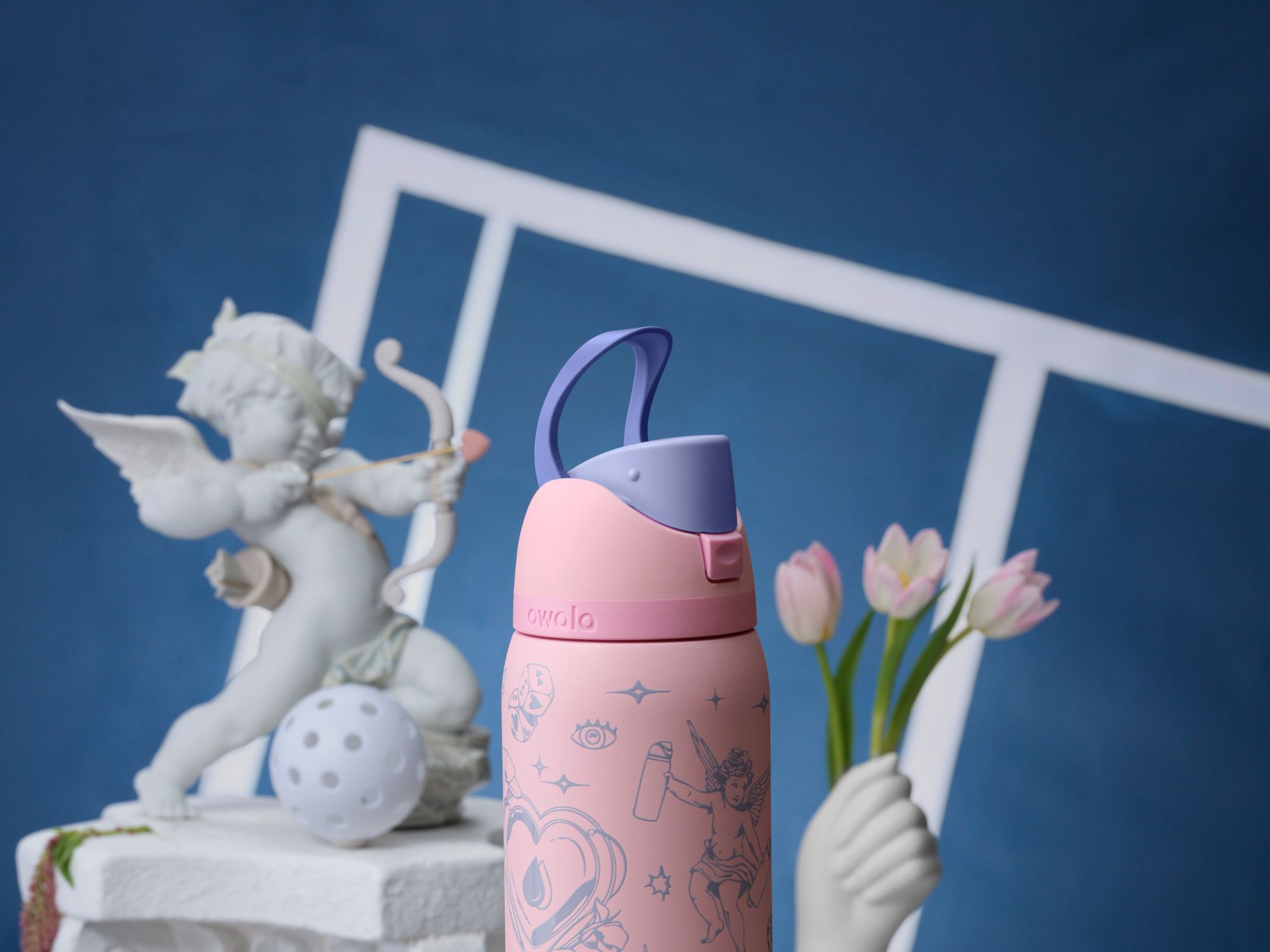 Owala 32 oz. FreeSip Stainless Steel Water Bottle - Shot to the Heart product image