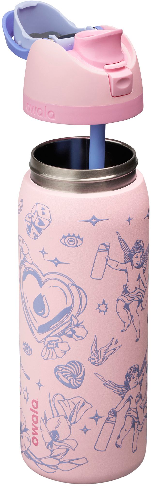 Owala 32 oz. FreeSip Stainless Steel Water Bottle - Shot to the Heart product image