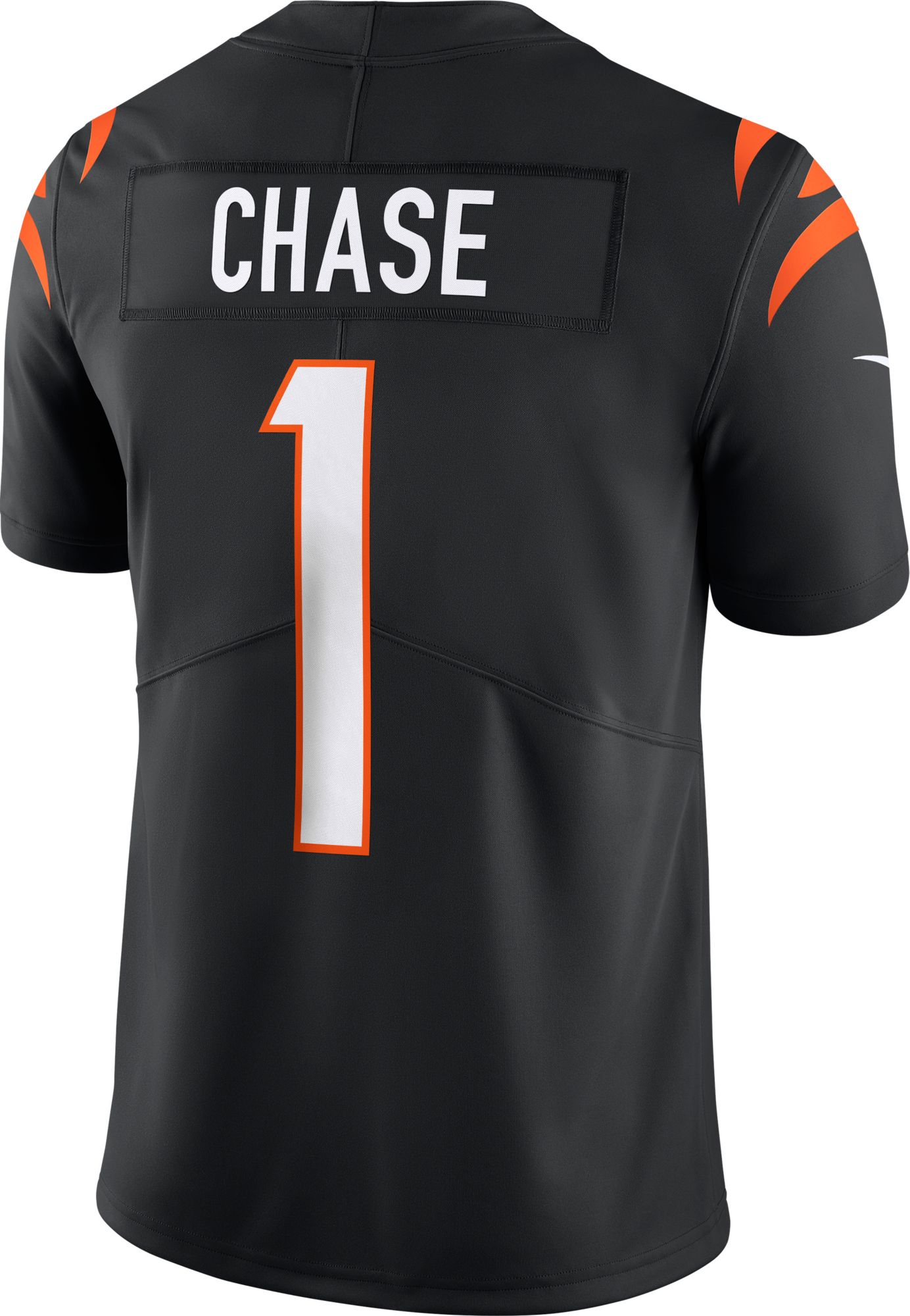 Nike Men's Cincinnati Bengals Ja'Marr Chase #1 Vapor Untouchable Black Limited Jersey product image