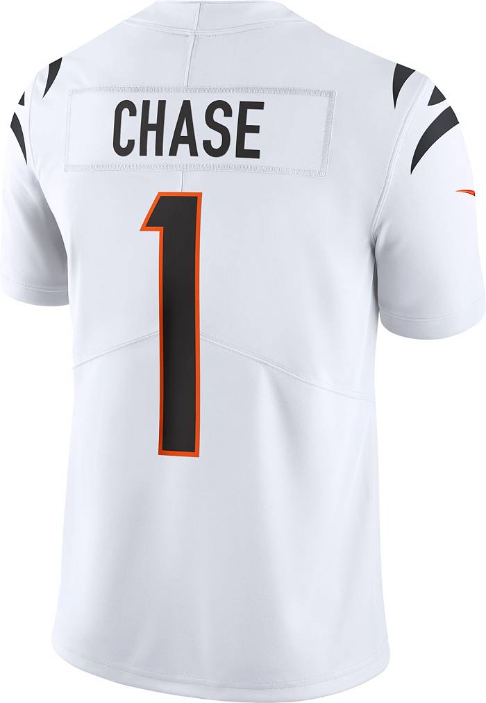 Nike Men's Cincinnati Bengals Ja'Marr Chase #1 Vapor Untouchable Limited  White Jersey