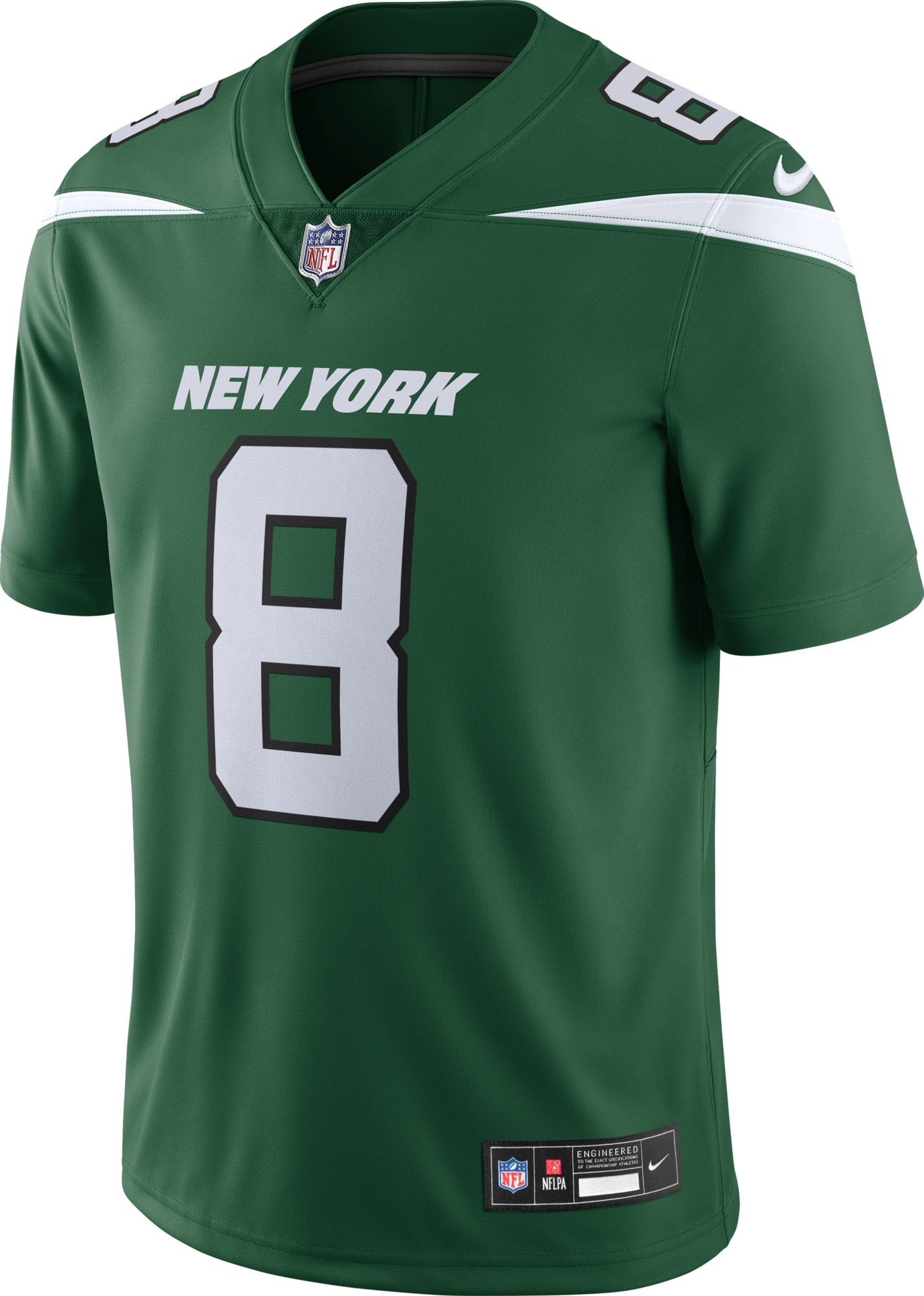 Nike Men's New York Jets Aaron Rodgers #8 Vapor Untouchable Limited Green Jersey