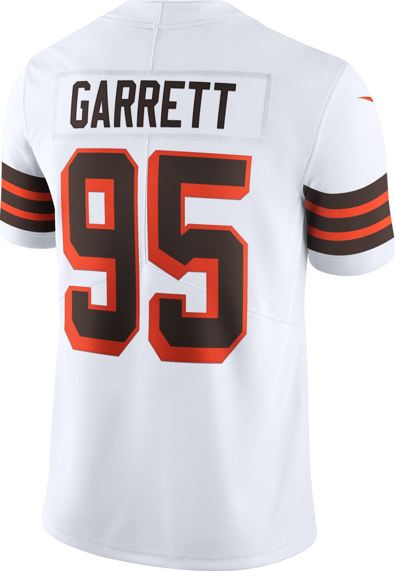 Nike Cleveland Browns No95 Myles Garrett Brown Team Color Men's Stitched NFL 100th Season Vapor Limited Jersey