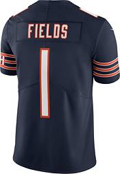 Nike Men's Chicago Bears Justin Fields #1 Vapor Limited Navy Jersey product image