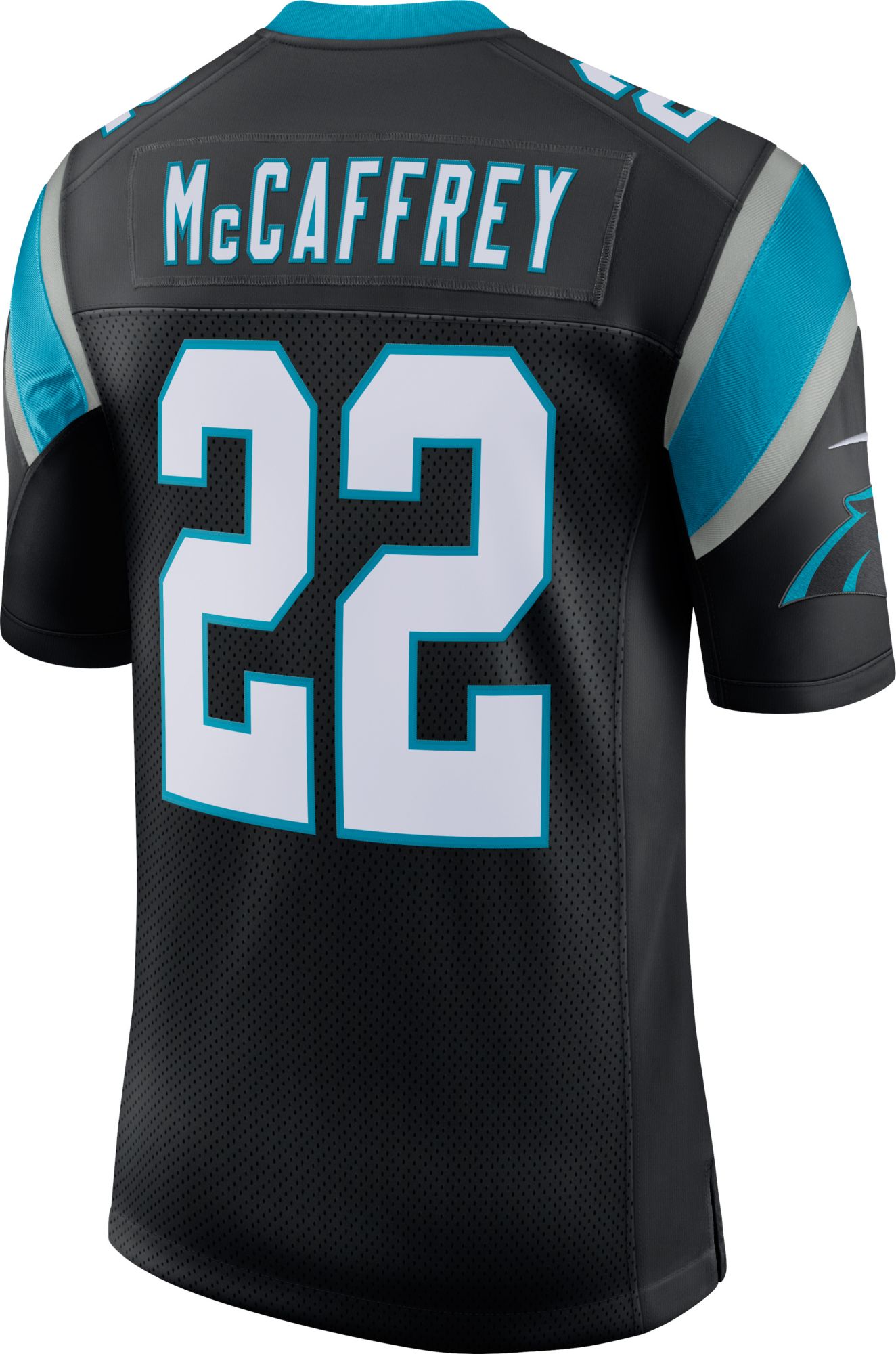 Nike Men's Carolina Panthers Christian McCaffrey #22 Black Limited Jersey product image