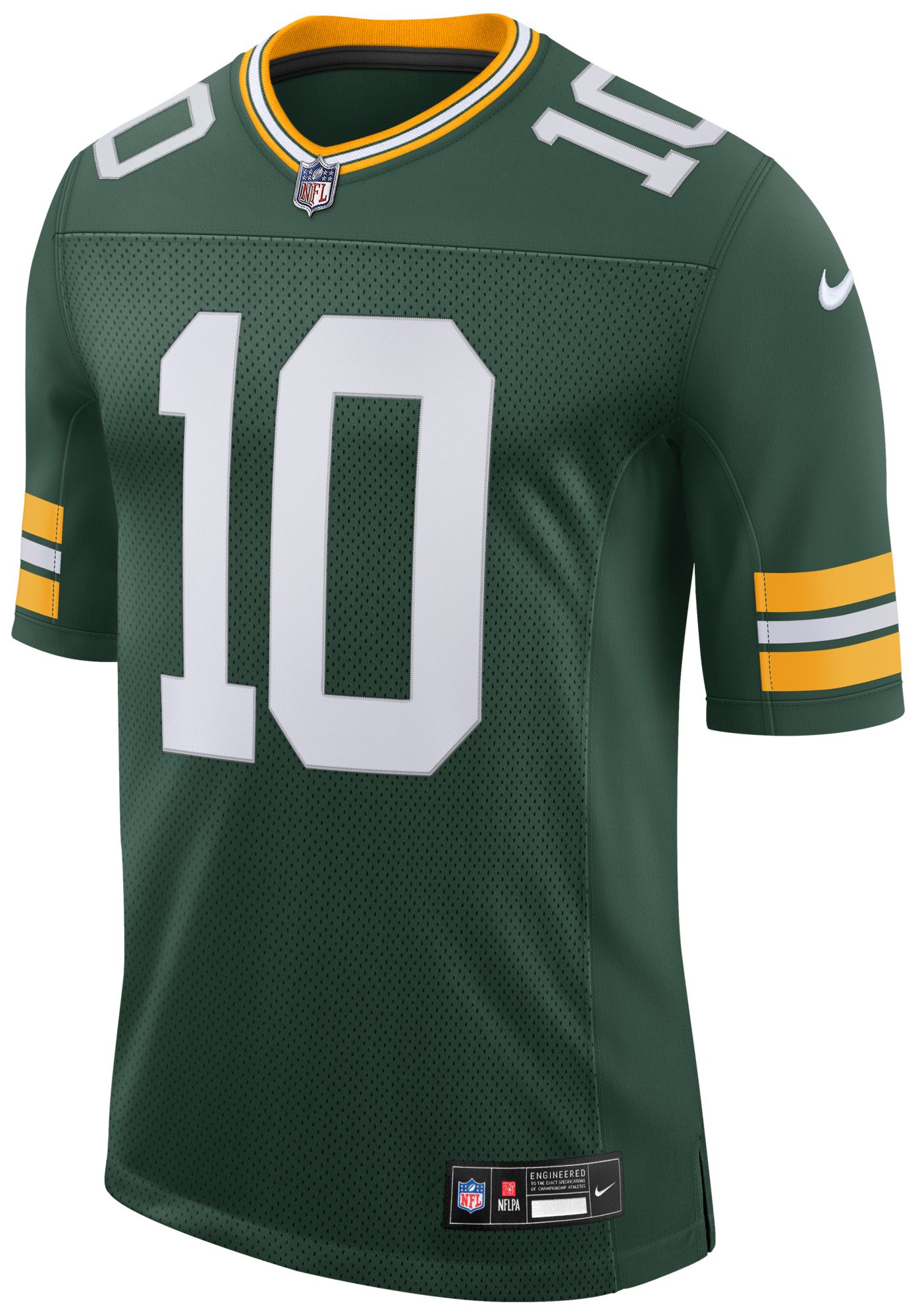 Nike Men's Green Bay Packers Green Jordan Love #10 Home Limited