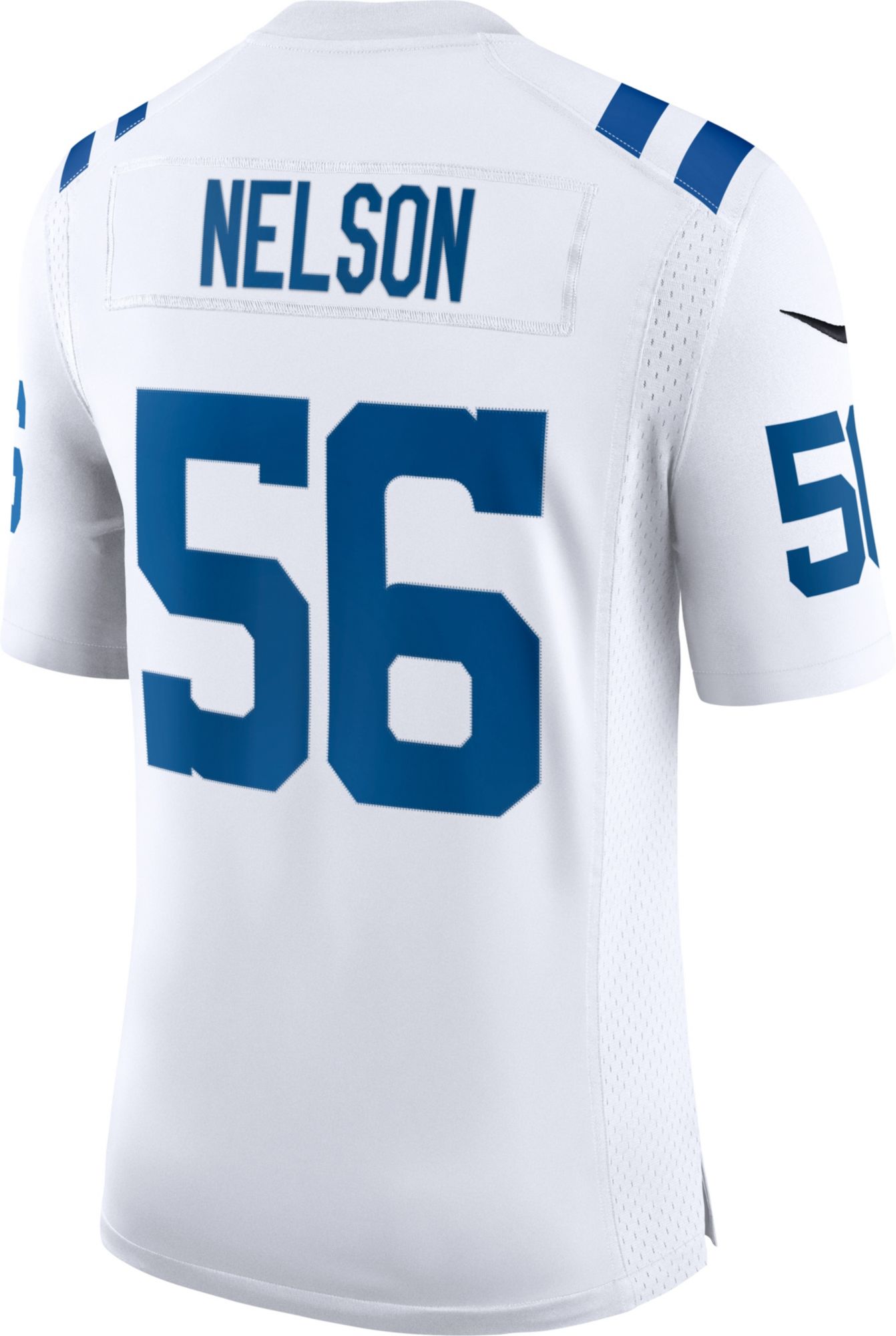 Nike Men's Indianapolis Colts Quentin Nelson #56 Vapor Limited White Jersey product image