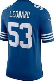 Nike Men's Indianapolis Colts Darius Leonard #53 Alternate Blue Limited Jersey product image