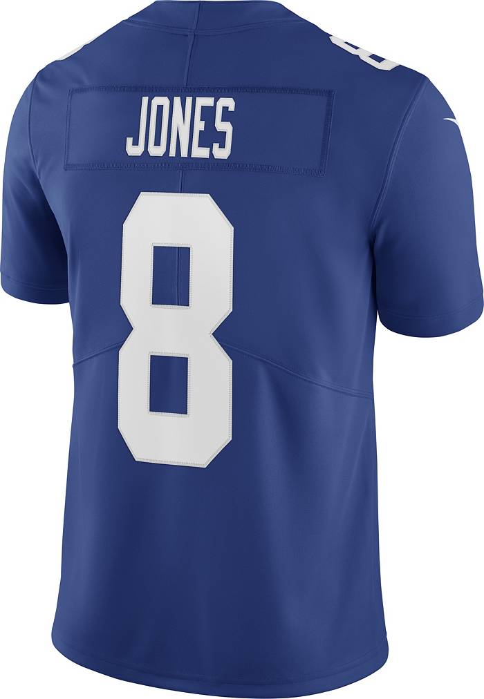 Nike Men's New York Giants Daniel Jones #8 Vapor Limited Royal