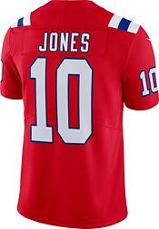 Men's Nike Mac Jones Red New England Patriots Game Jersey