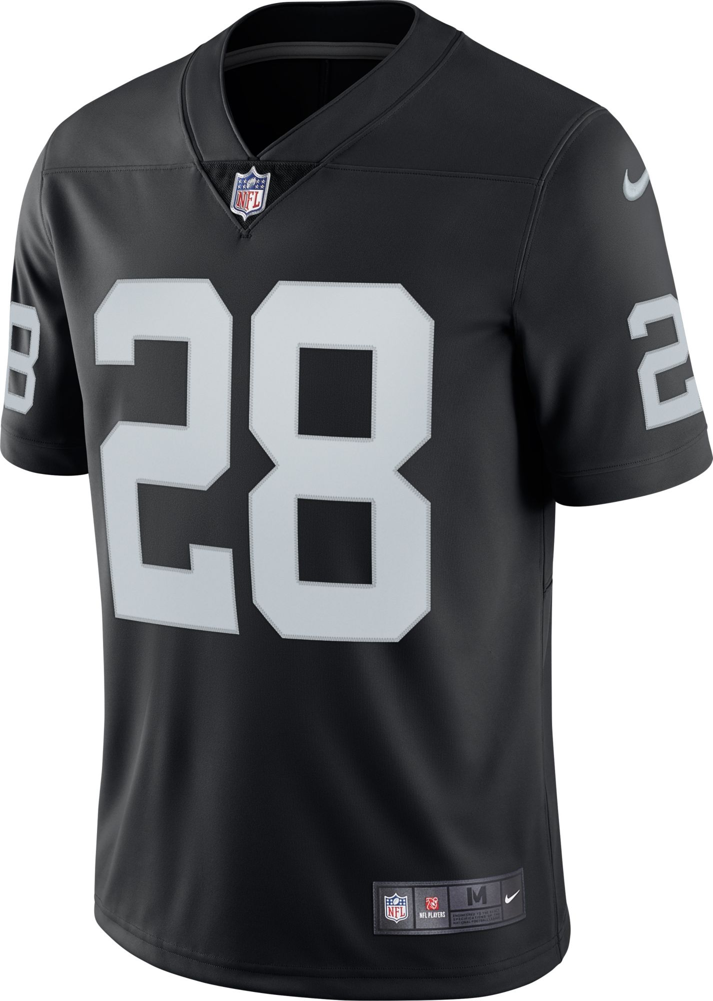 Nike Men's Las Vegas Raiders Josh Jacobs #28 Vapor Limited Black Jersey