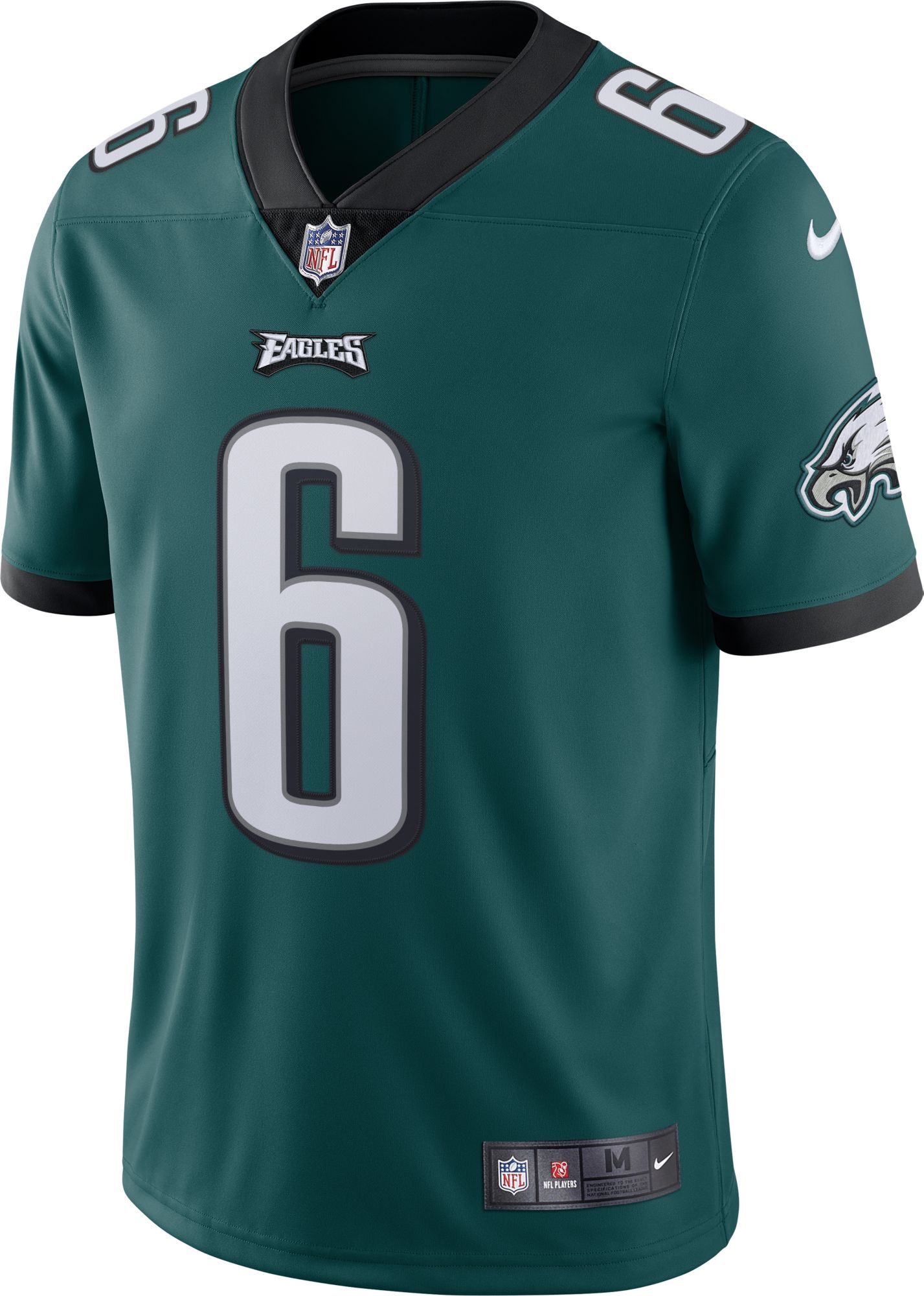 Nike Men's Philadelphia Eagles DeVonta Smith #6 Vapor Limited Green Jersey product image
