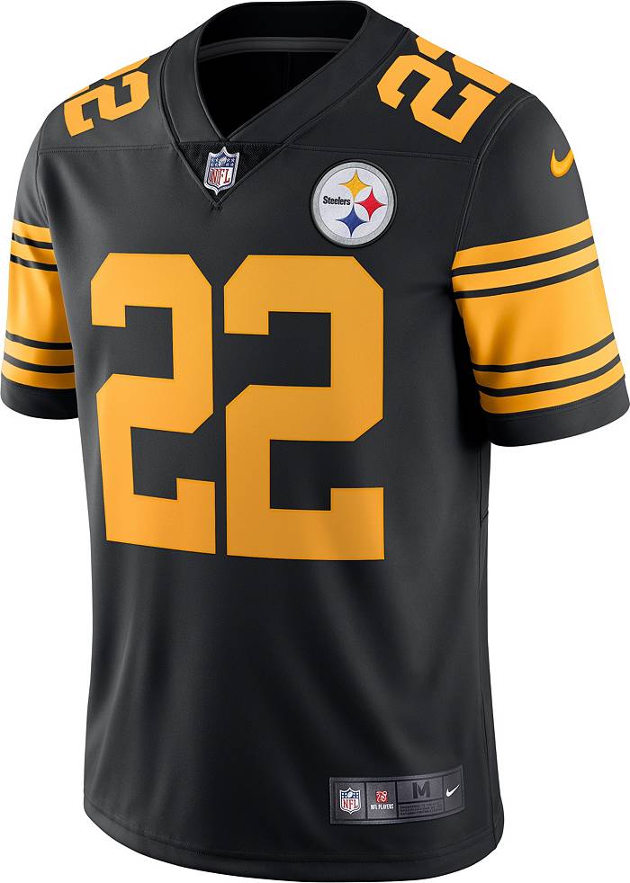 PAT FREIERMUTH PITTSBURGH STEELERS BLACK COLOR RUSH LIMITED JERSEY