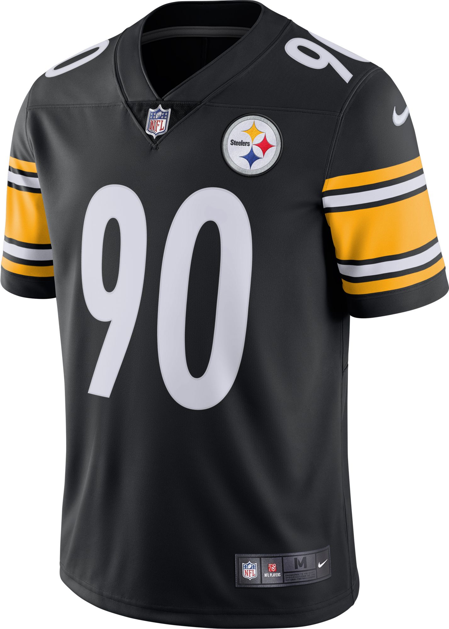 Nike Men's Pittsburgh Steelers T.J. Watt #90 Vapor Black Limited Jersey product image