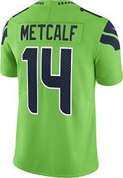 Nike Men's Seattle Seahawks DK Metcalf #14 Green Limited Jersey product image