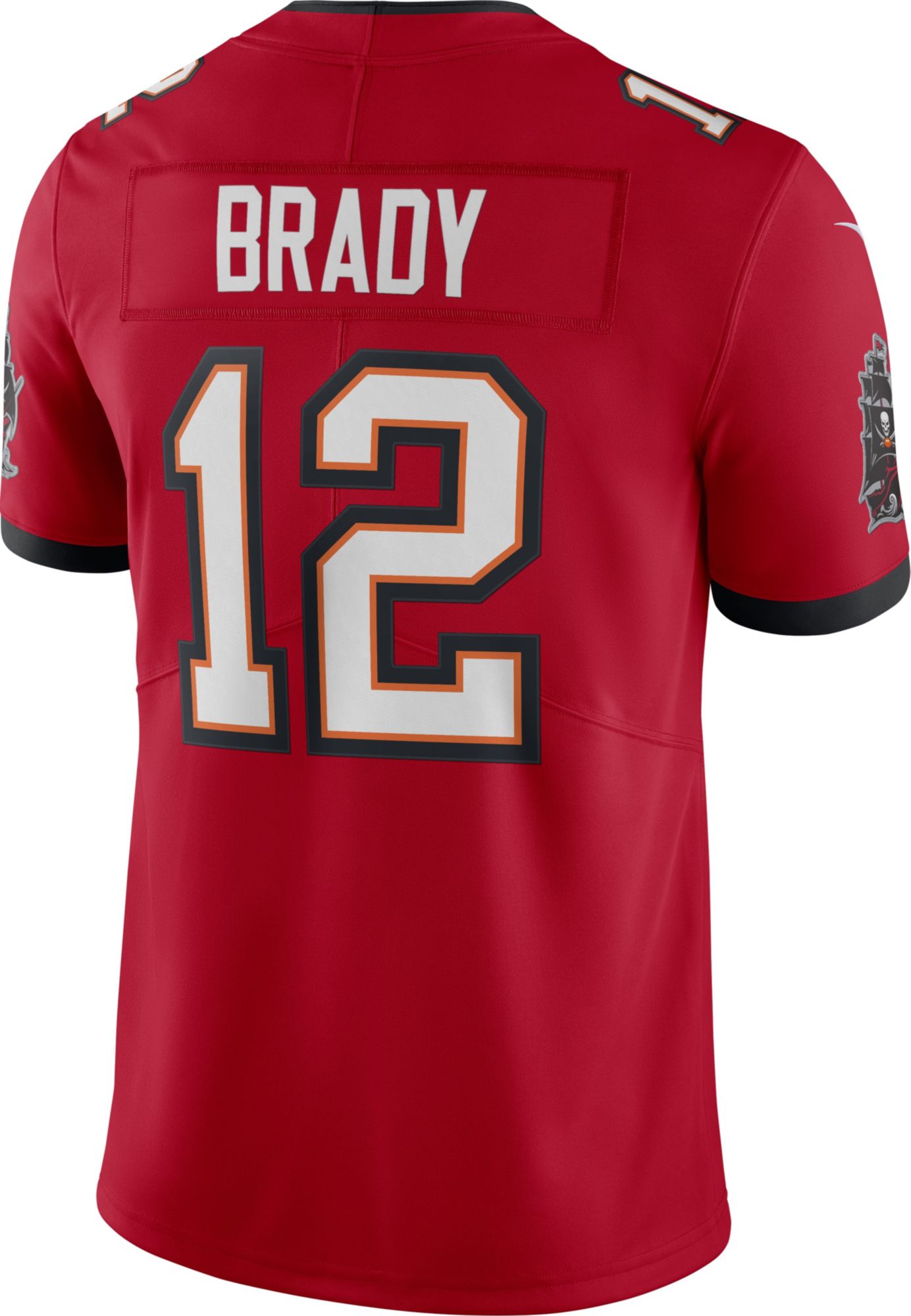 Nike Tampa Bay Buccaneers No12 Tom Brady Red Team Color Men's Stitched NFL Limited Tank Top Suit Jersey