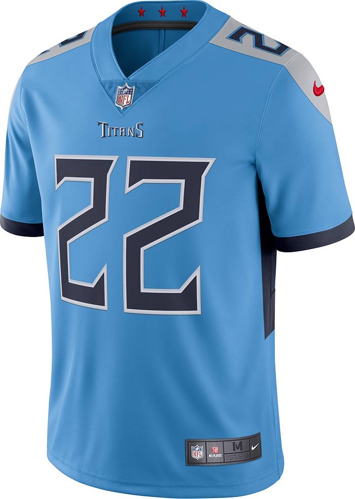 Nike Men's Tennessee Titans Derrick Henry #22 Vapor Limited Alternate Blue  Jersey