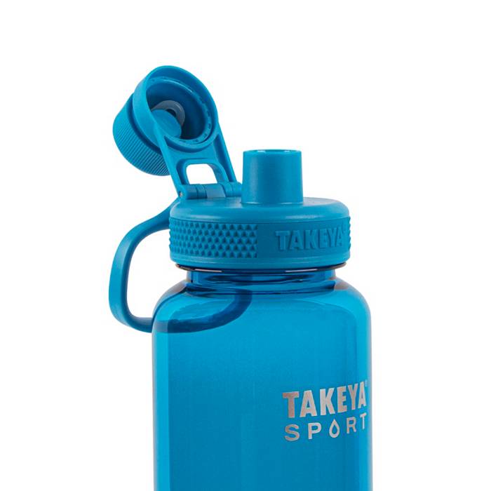 Takeya Tritan Sport 24 oz. Water Bottle with Spout Lid, Championship Blue
