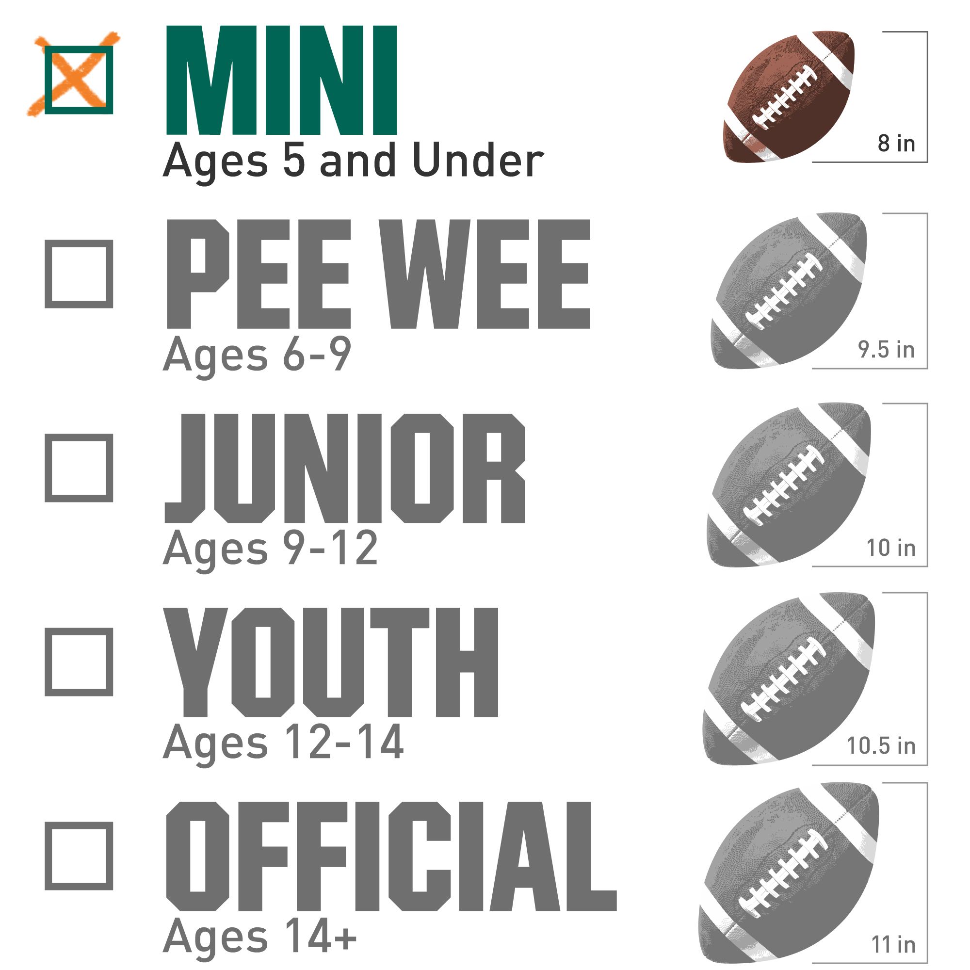 Franklin Mini Playbook Football product image