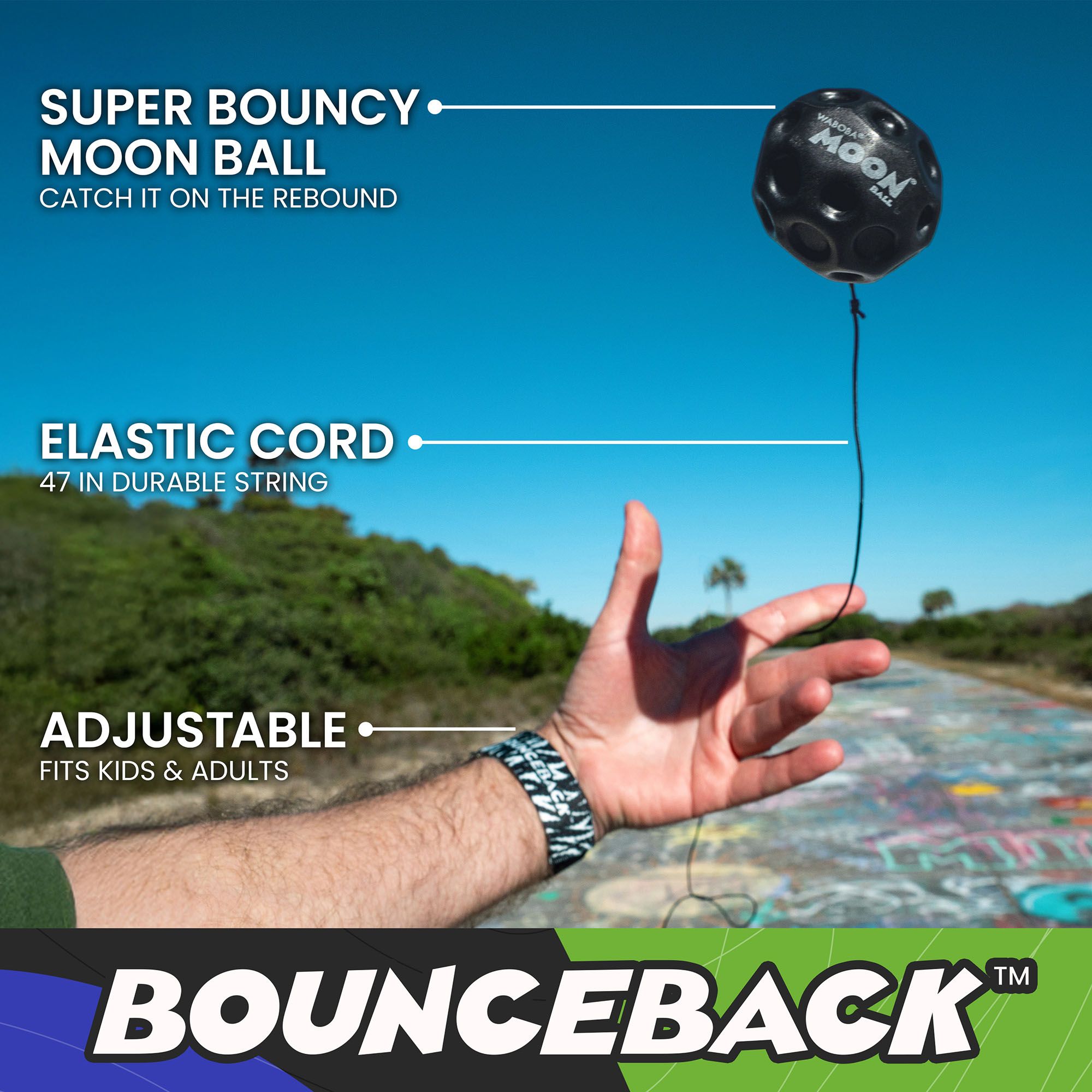 Waboba Bounceback x Moonball - Assorted Colors product image