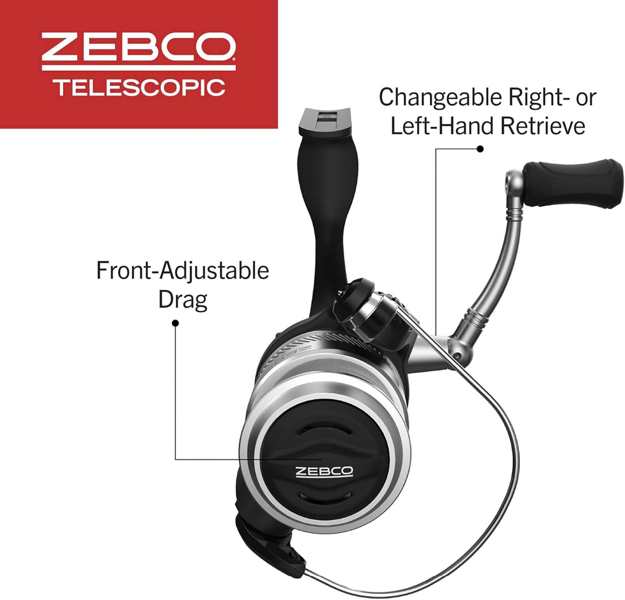 zebco Telescopic Spinning Combo product image