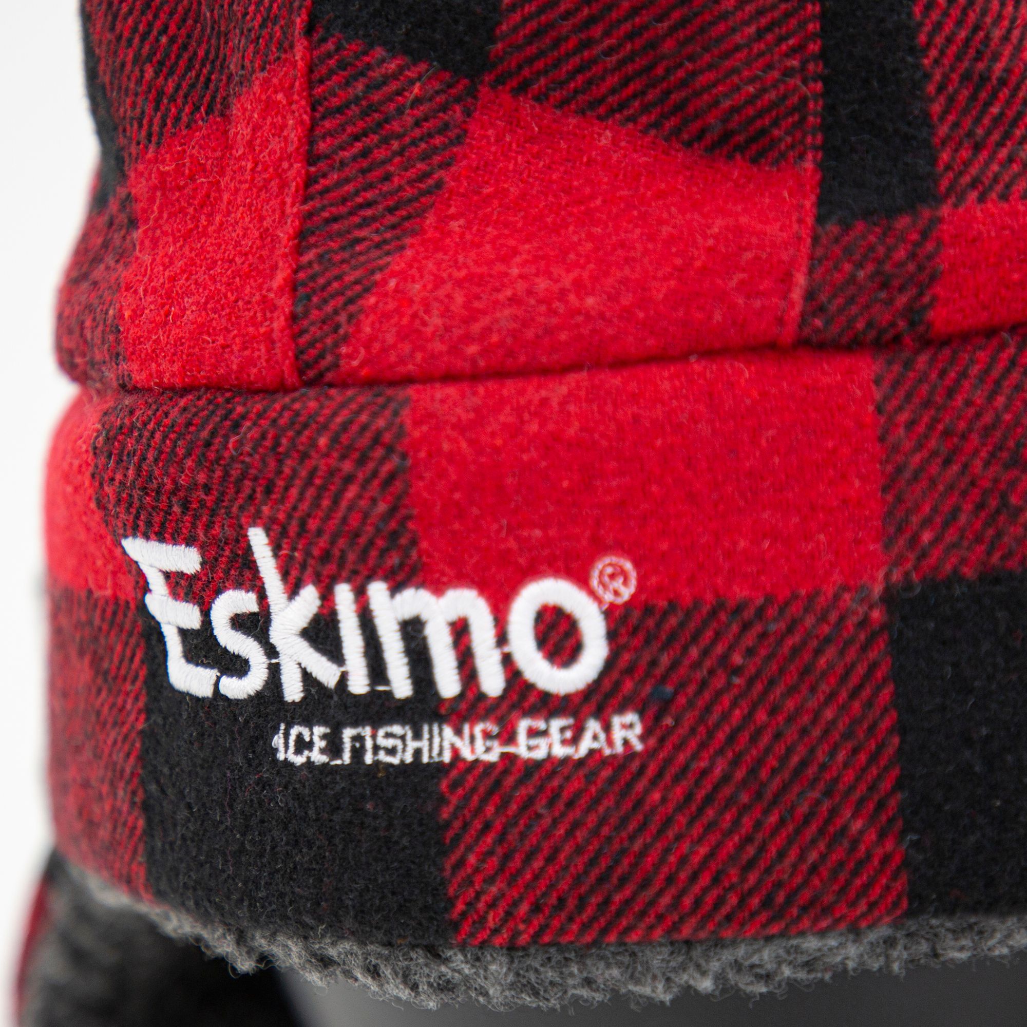 Eskimo Youth Plaid Alaskan Fur Hat