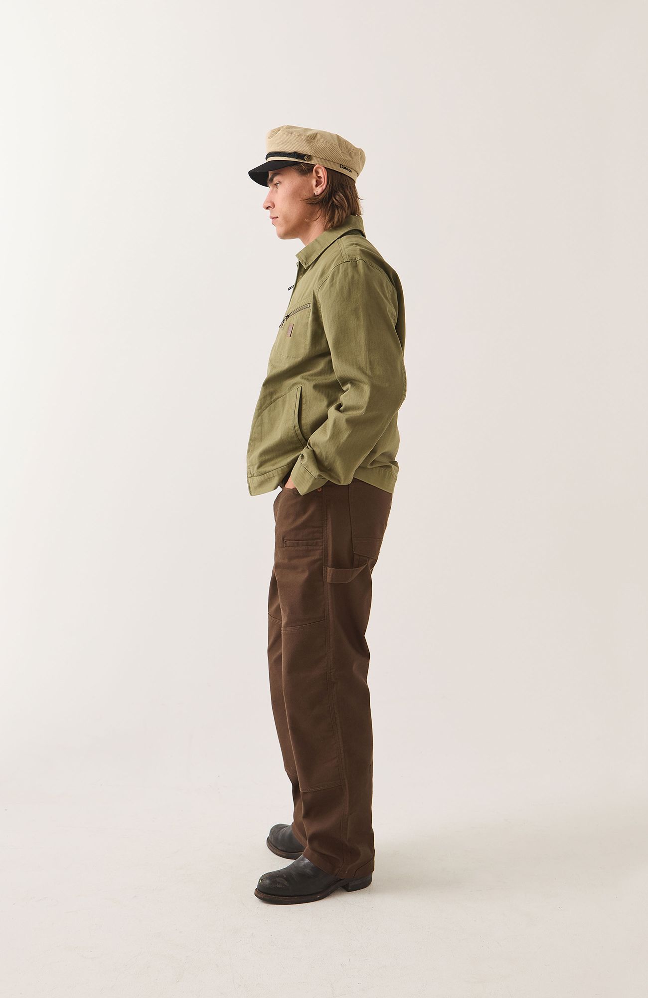 BRIXTON Men's Mechanic Garage Zip Jacket product image