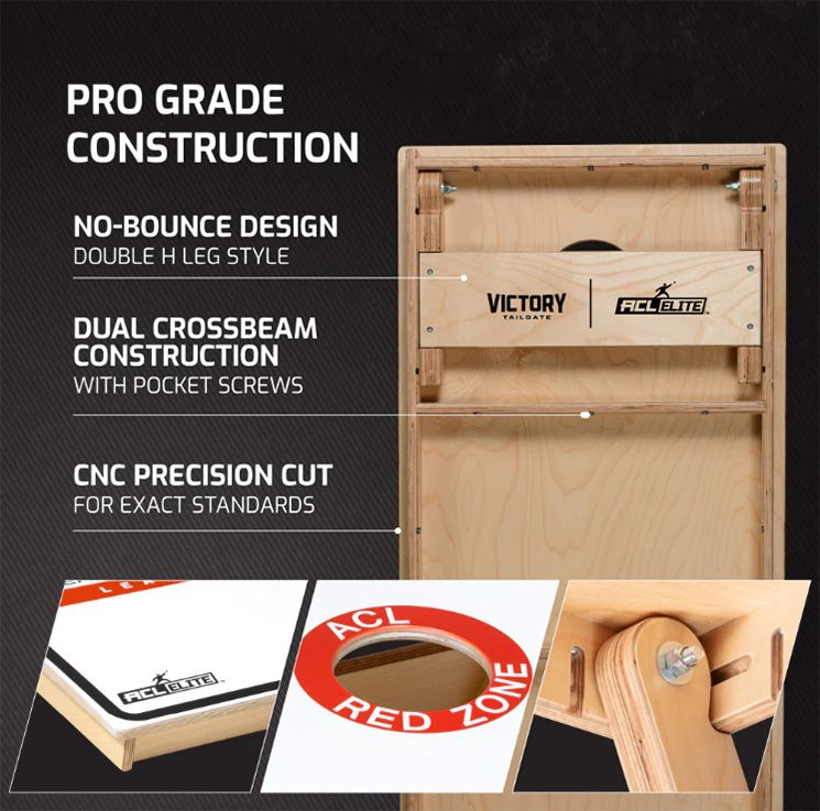 Victory Tailgate ACL Elite 2' x 4' Tournament Cornhole Board product image