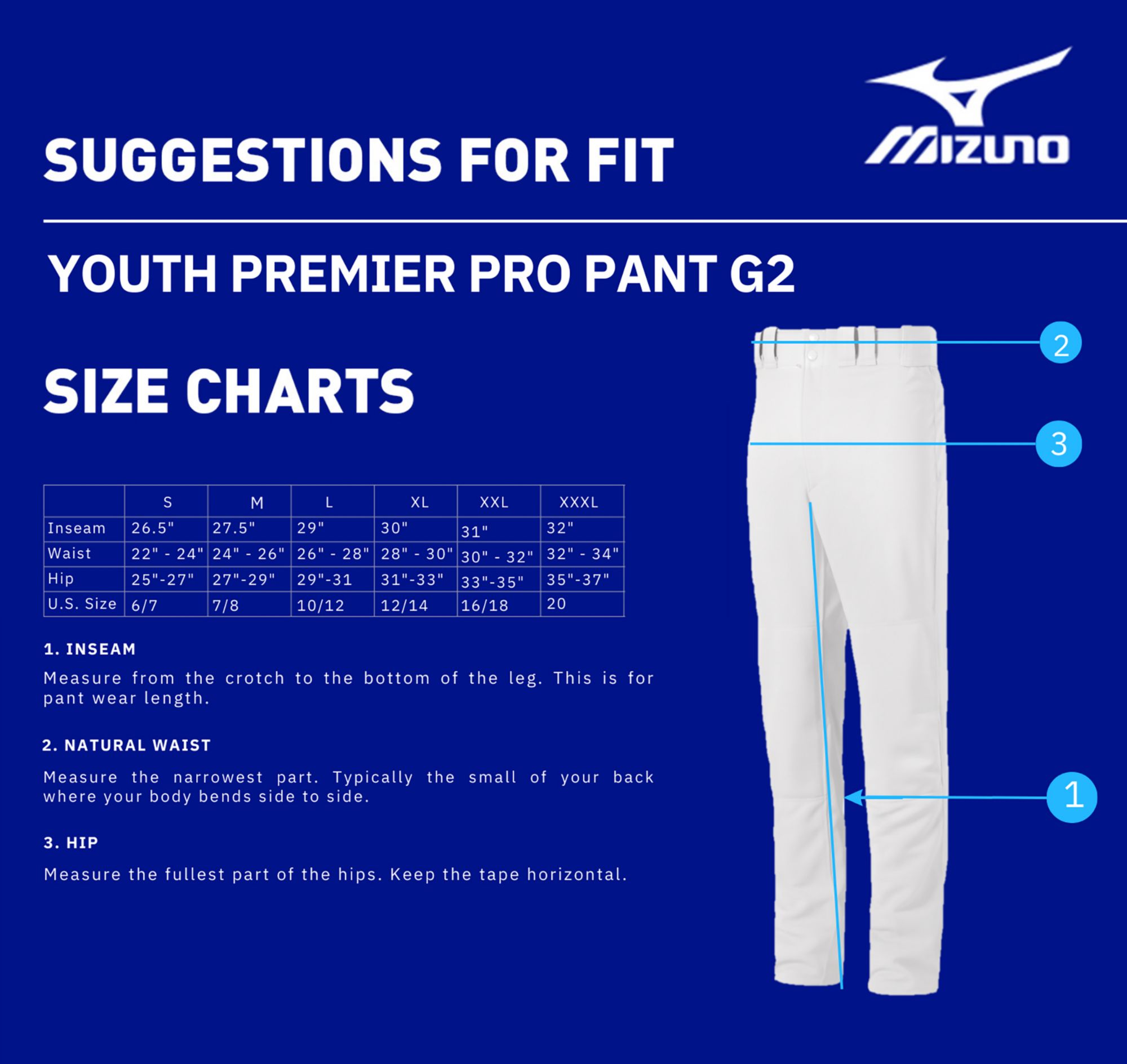 Mizuno Boys' Select Pro G2 Baseball Pants product image