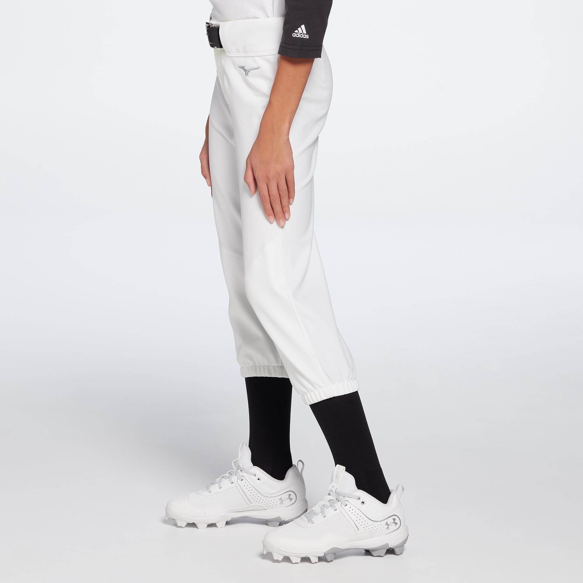 Mizuno Girls' Belted Stretch Softball Pants product image