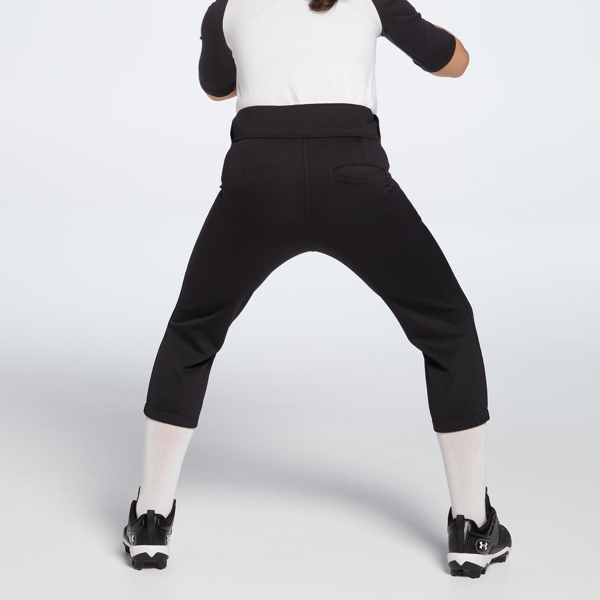 Mizuno Girls' Belted Stretch Softball Pants product image