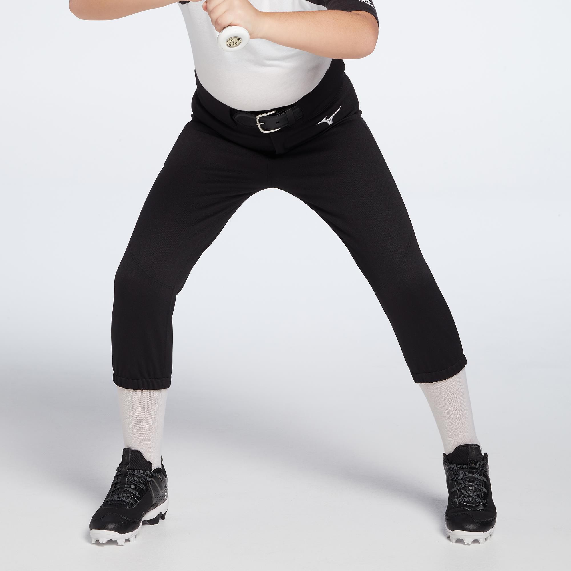Mizuno Girls' Belted Stretch Softball Pants product image