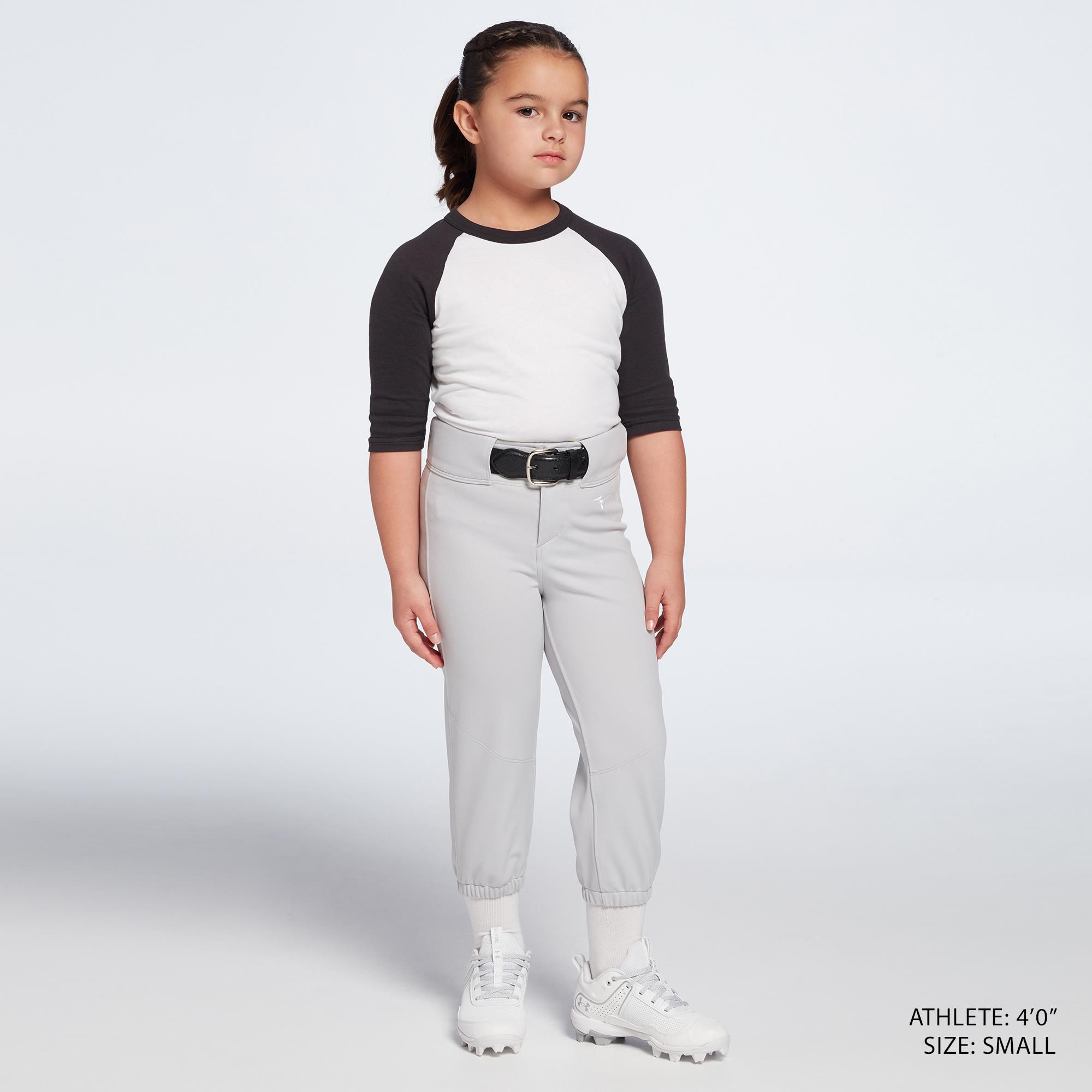 Mizuno Girls' Belted Stretch Softball Pants product image