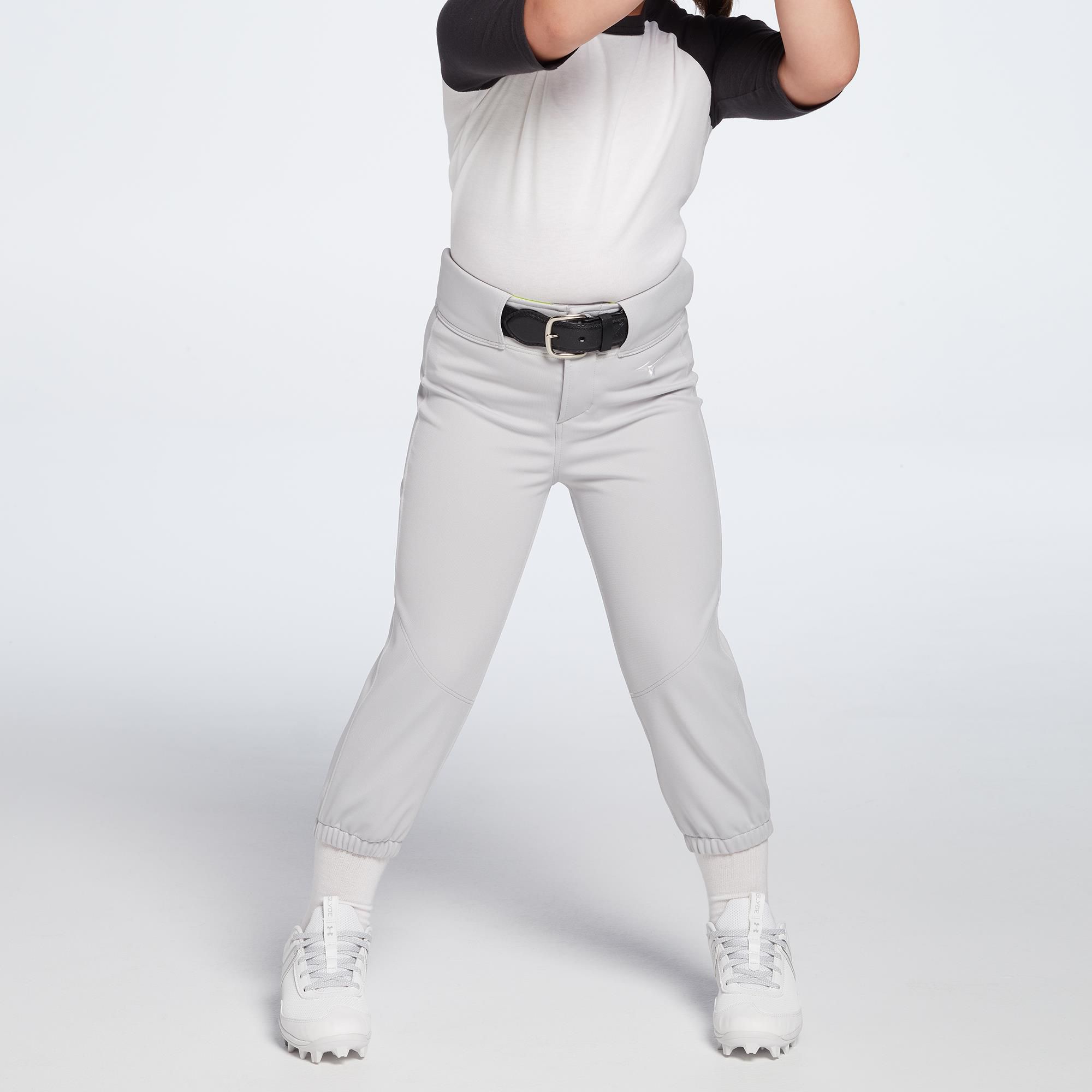 Mizuno Girls' Belted Stretch Softball Pants product image
