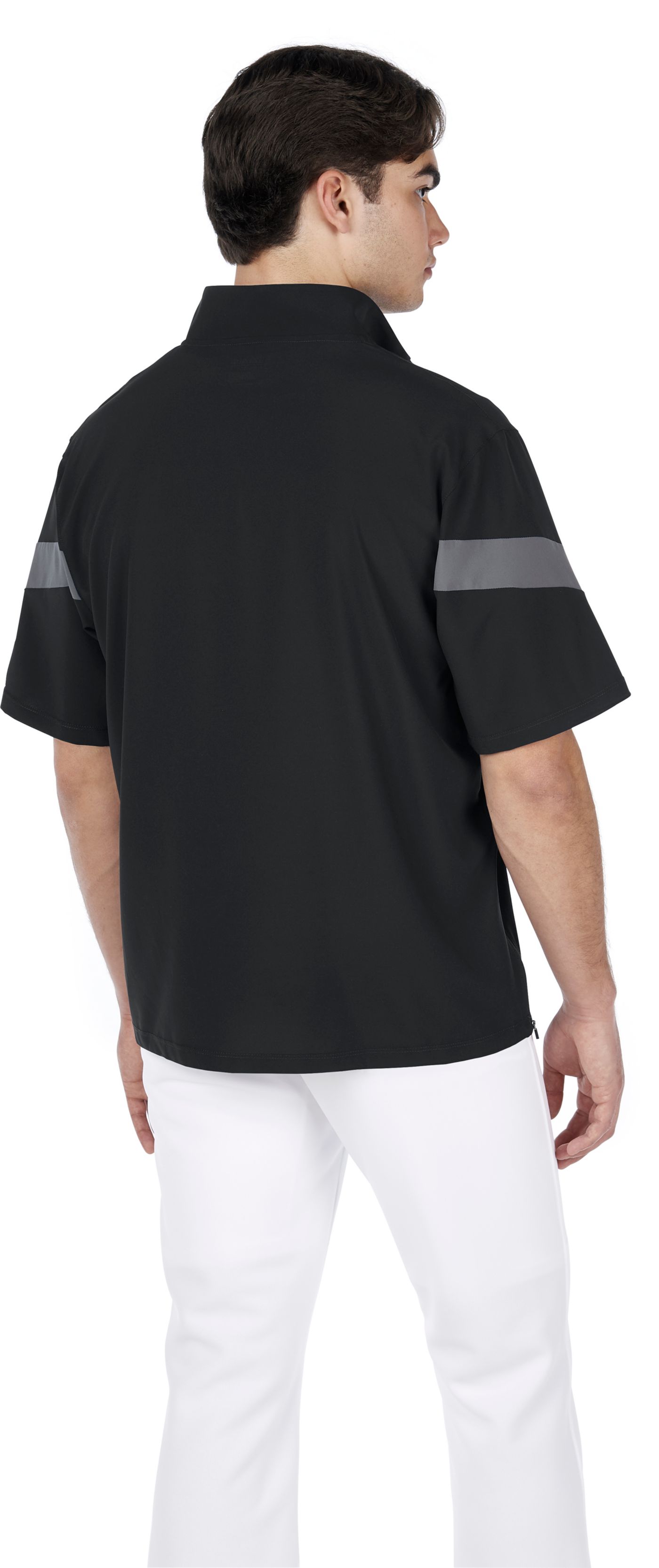 Mizuno Men s Hitting Jacket 1 4 Zip Short Sleeve Pullover Dick s Sporting Goods