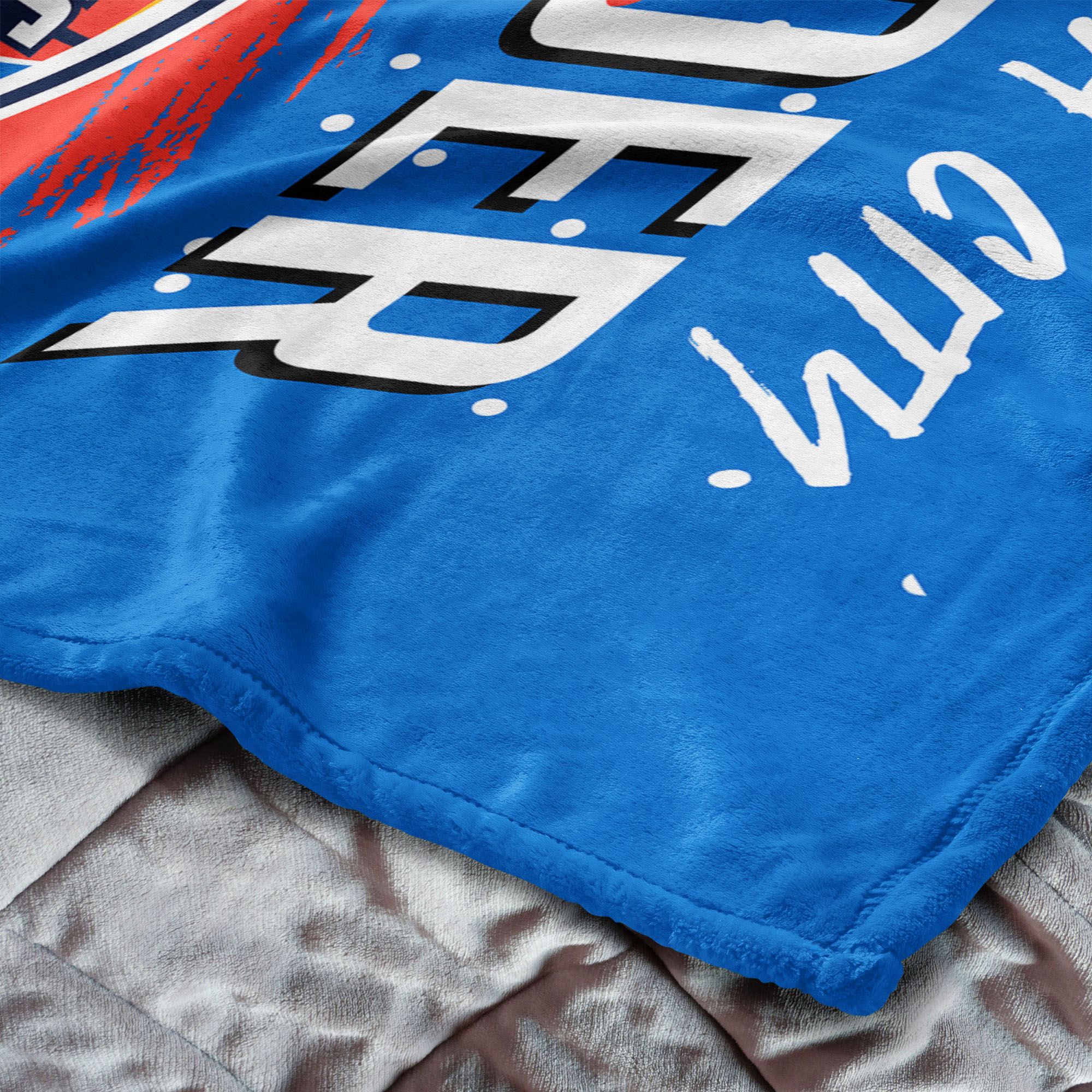 TheNorthwest 2025 NBA Champions Oklahoma City Thunder Sherpa Throw Blanket product image