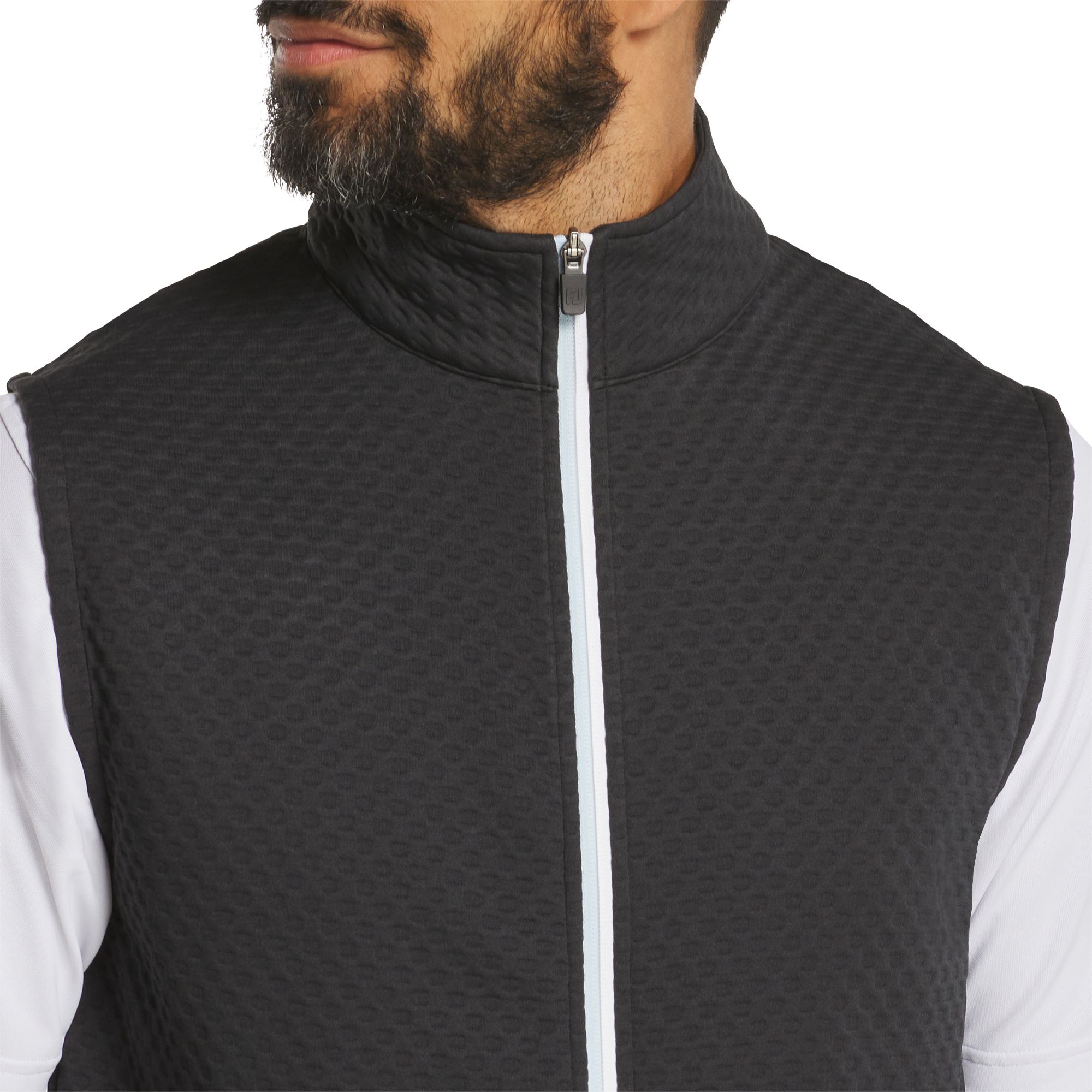 FootJoy Men's Solid Textured Full-Zip Performance Golf Vest product image