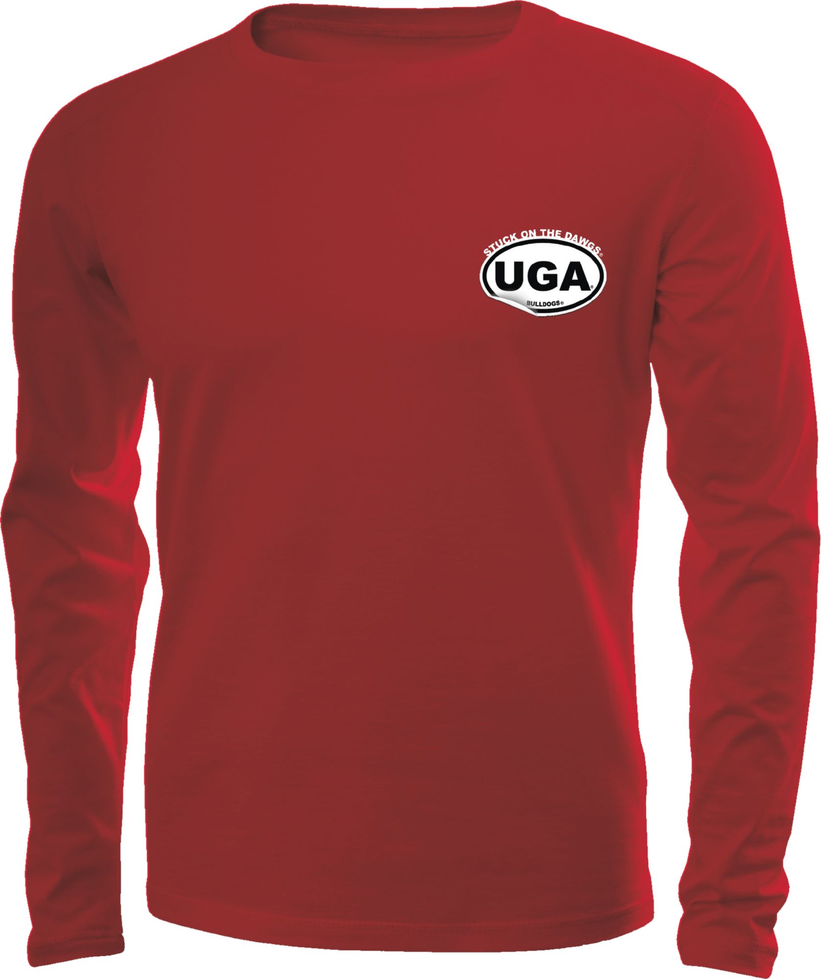 New World Graphics Youth Georgia Bulldogs Red Striker Long Sleeve T-Shirt product image