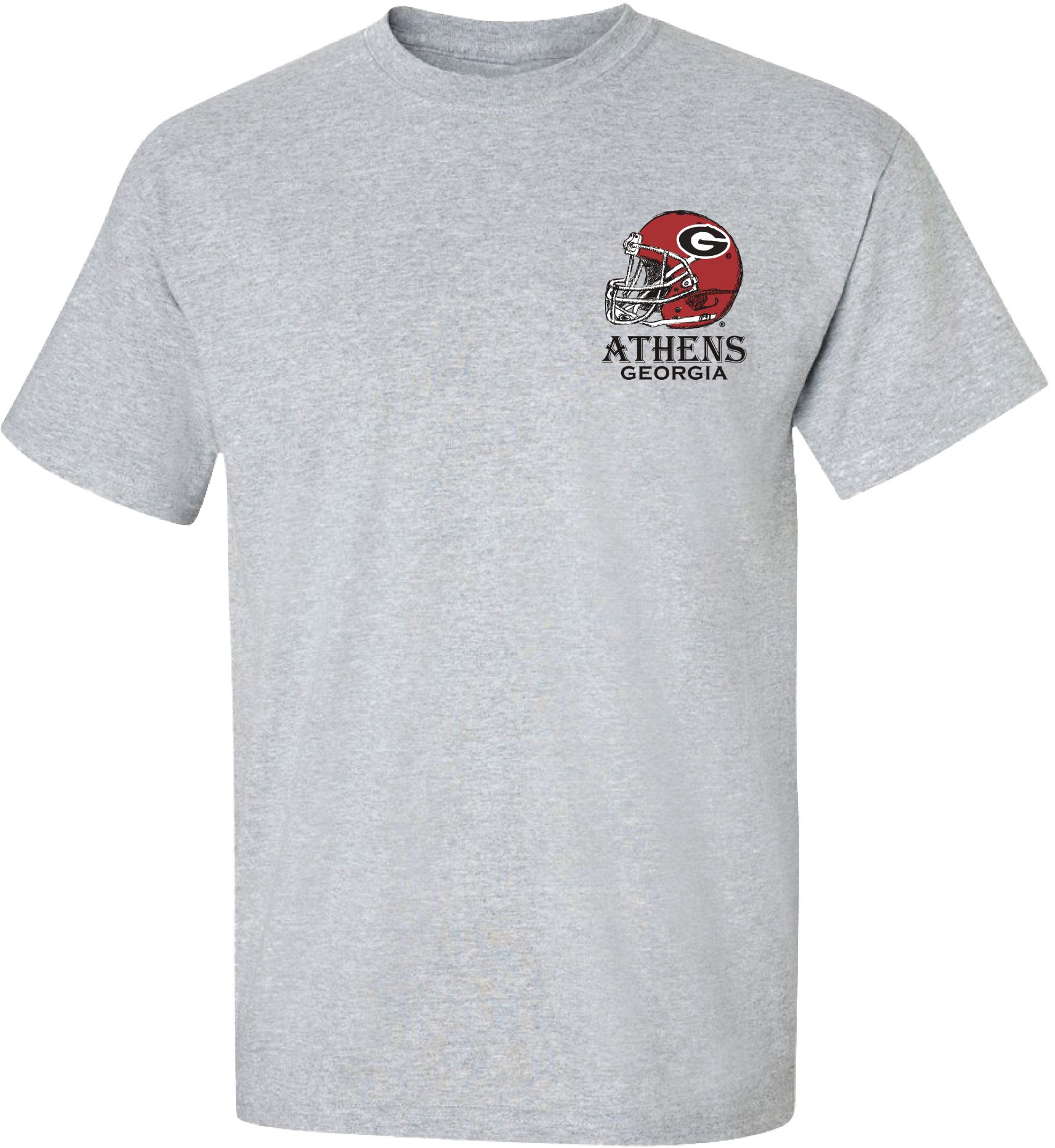 New World Graphics Men's Georgia Bulldogs Grey Vintage Map T-Shirt product image