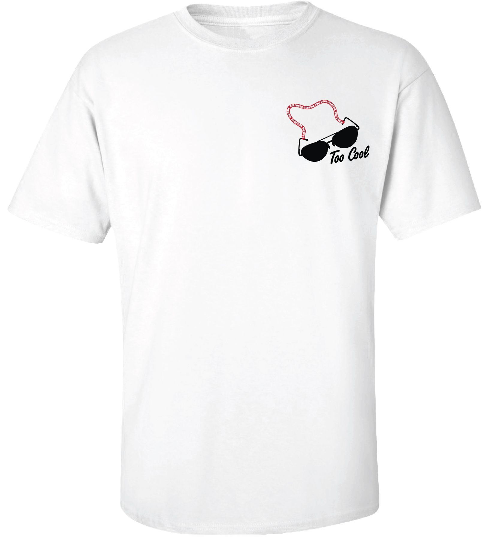 New World Graphics Men's Georgia Bulldogs Too Cool White T-Shirt product image